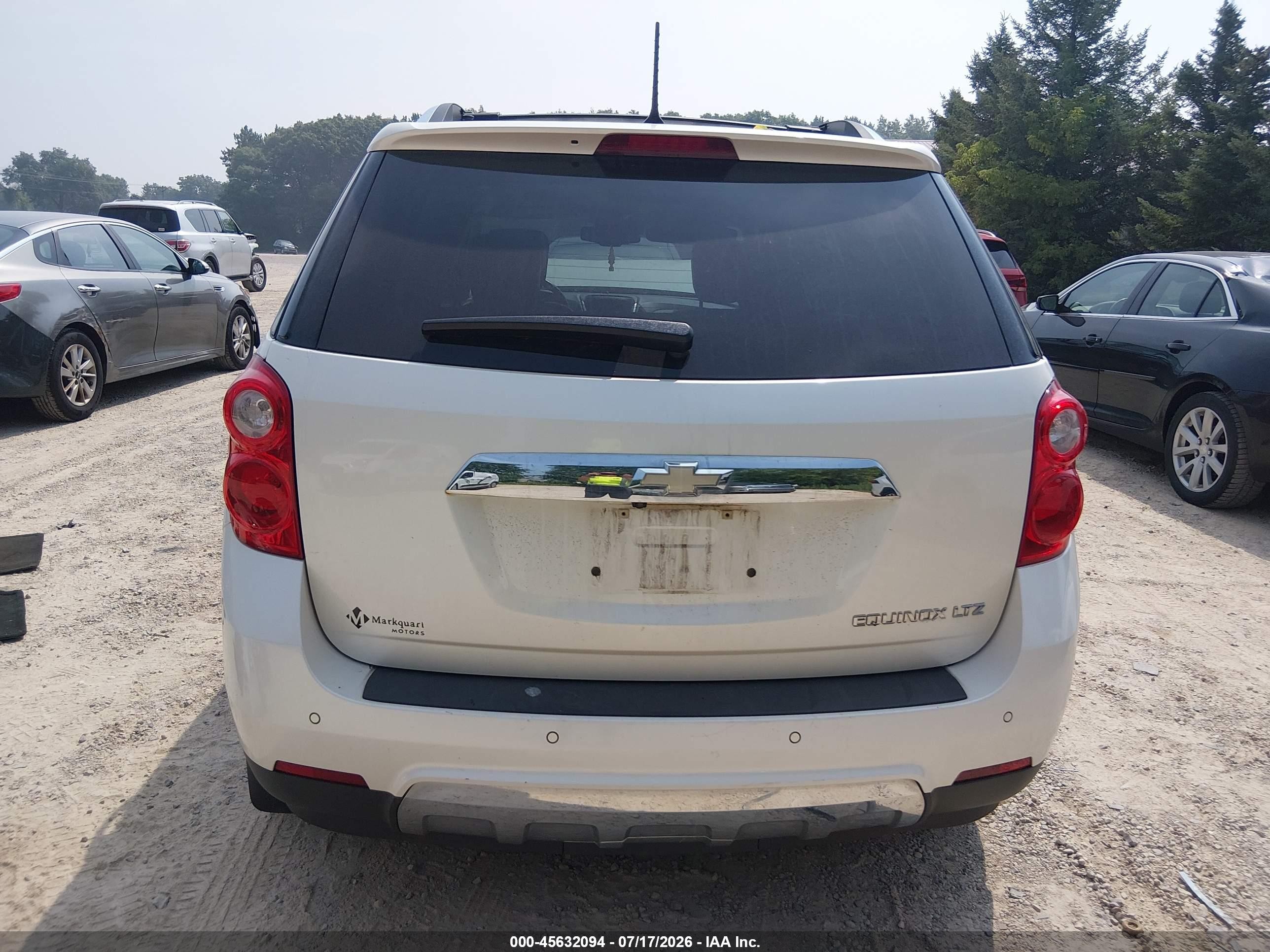 2013 Chevrolet Equinox Ltz Silver vin: 2GNALFEK8D1125614