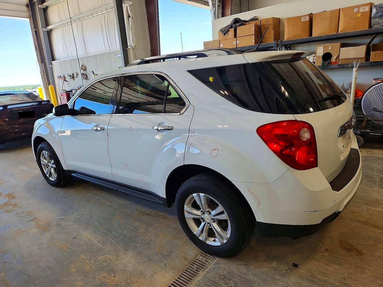 2013 Chevrolet Equinox Ltz White vin: 2GNALFEK8D1128951