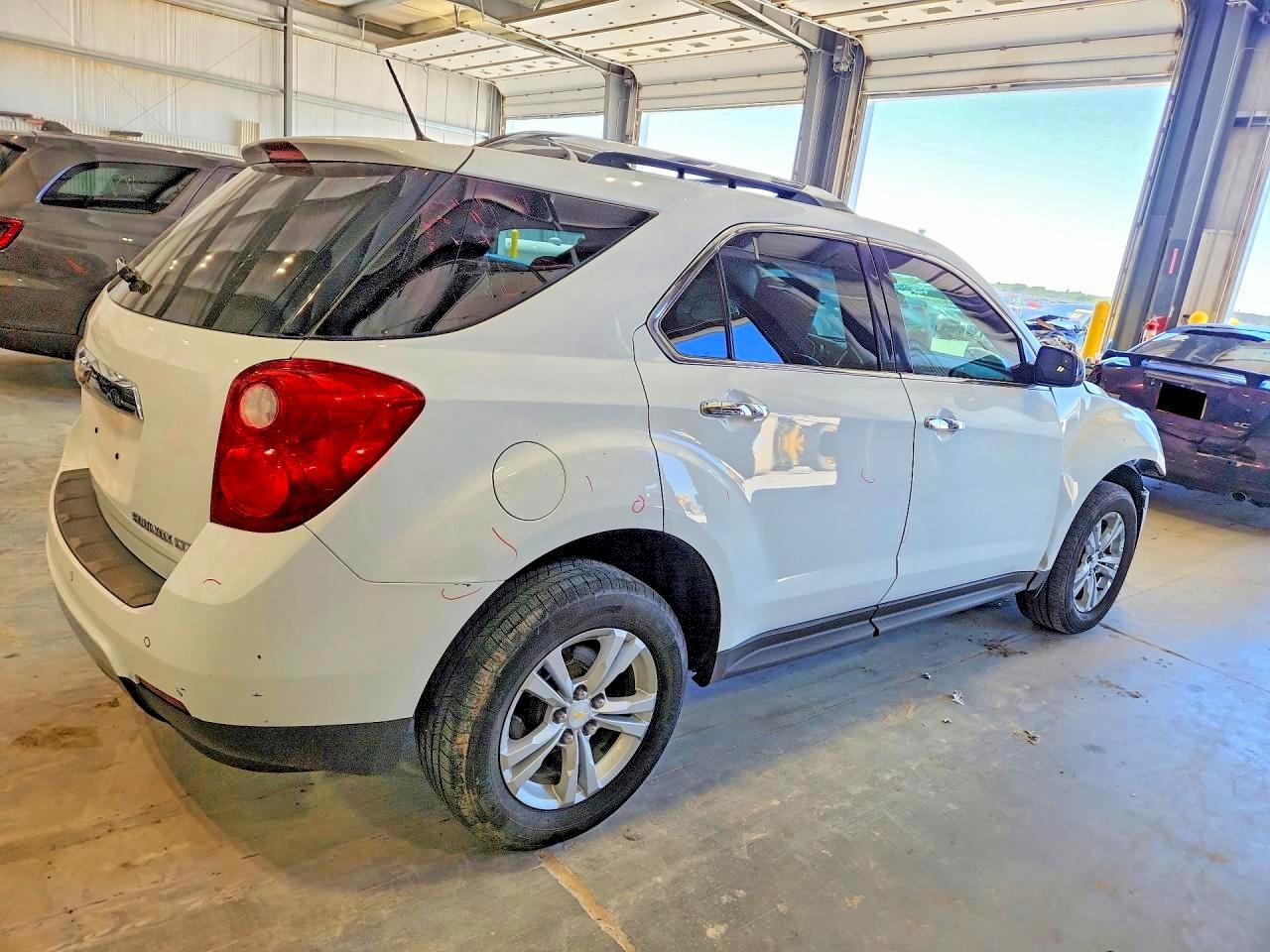 2013 Chevrolet Equinox Ltz White vin: 2GNALFEK8D1128951