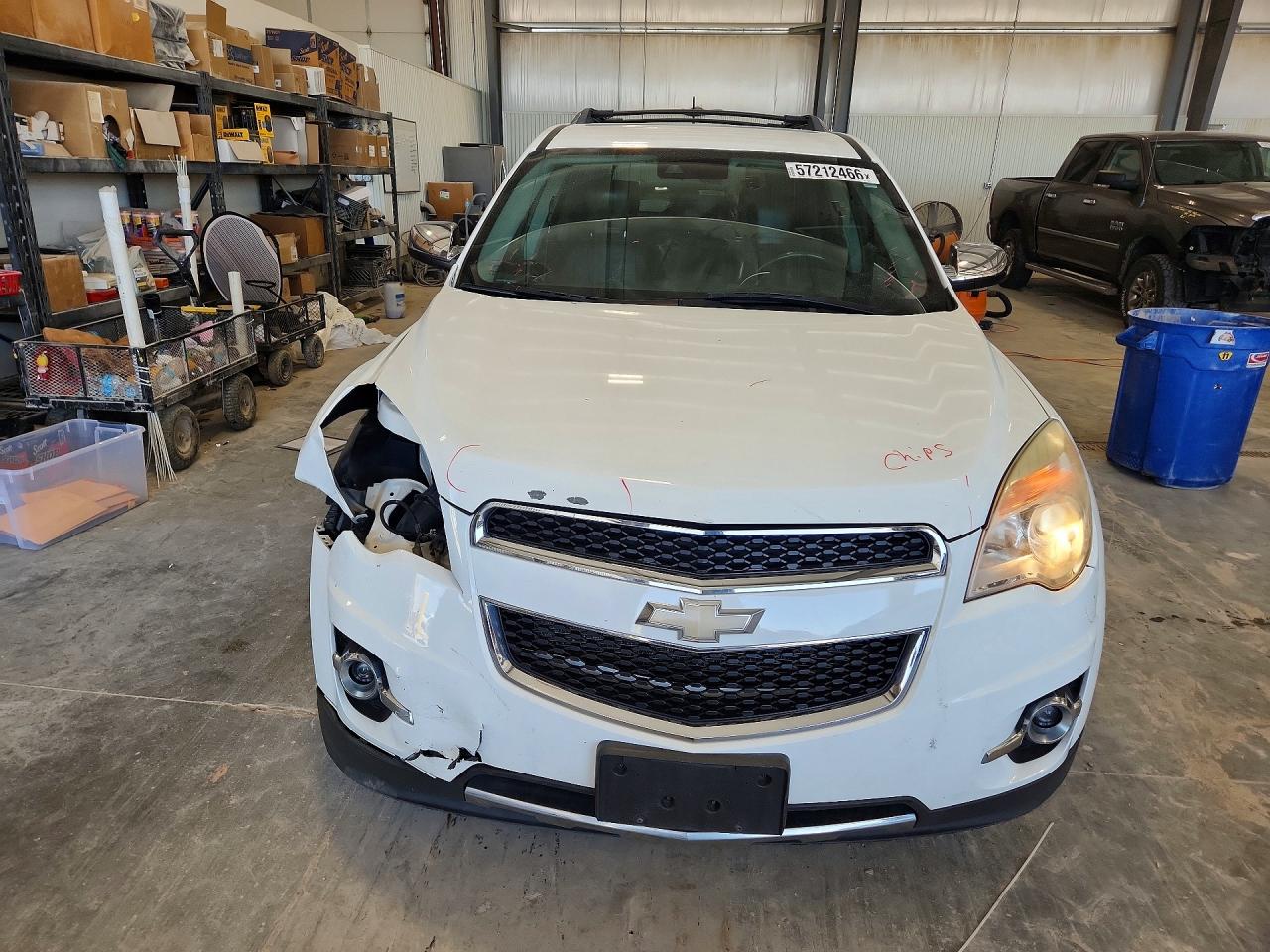 2013 Chevrolet Equinox Ltz White vin: 2GNALFEK8D1128951