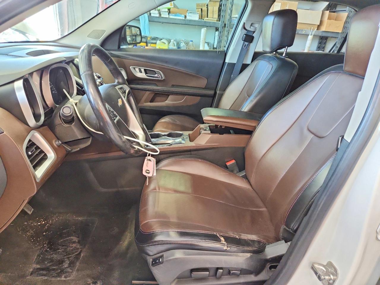 2013 Chevrolet Equinox Ltz White vin: 2GNALFEK8D1128951