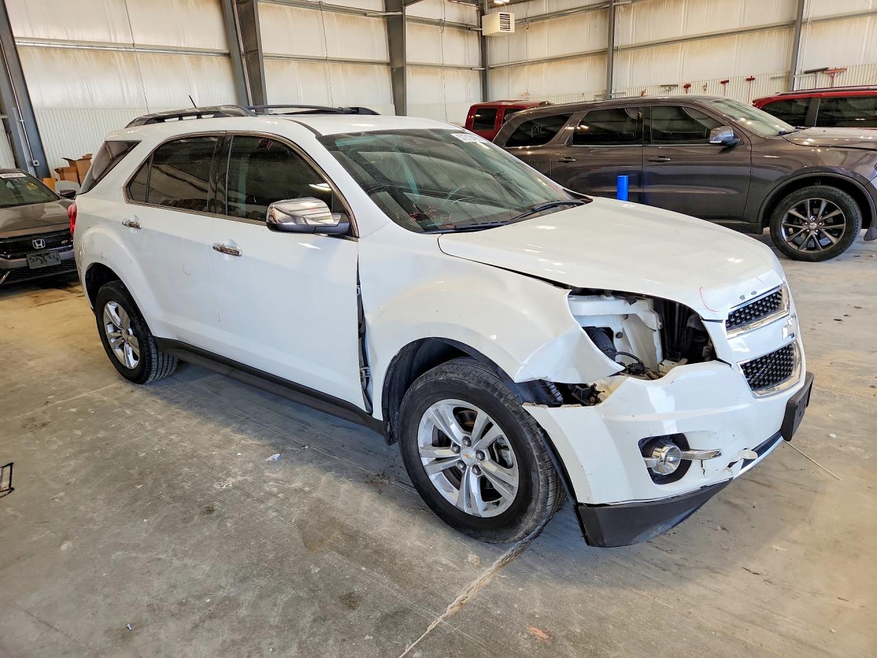 2013 Chevrolet Equinox Ltz White vin: 2GNALFEK8D1128951