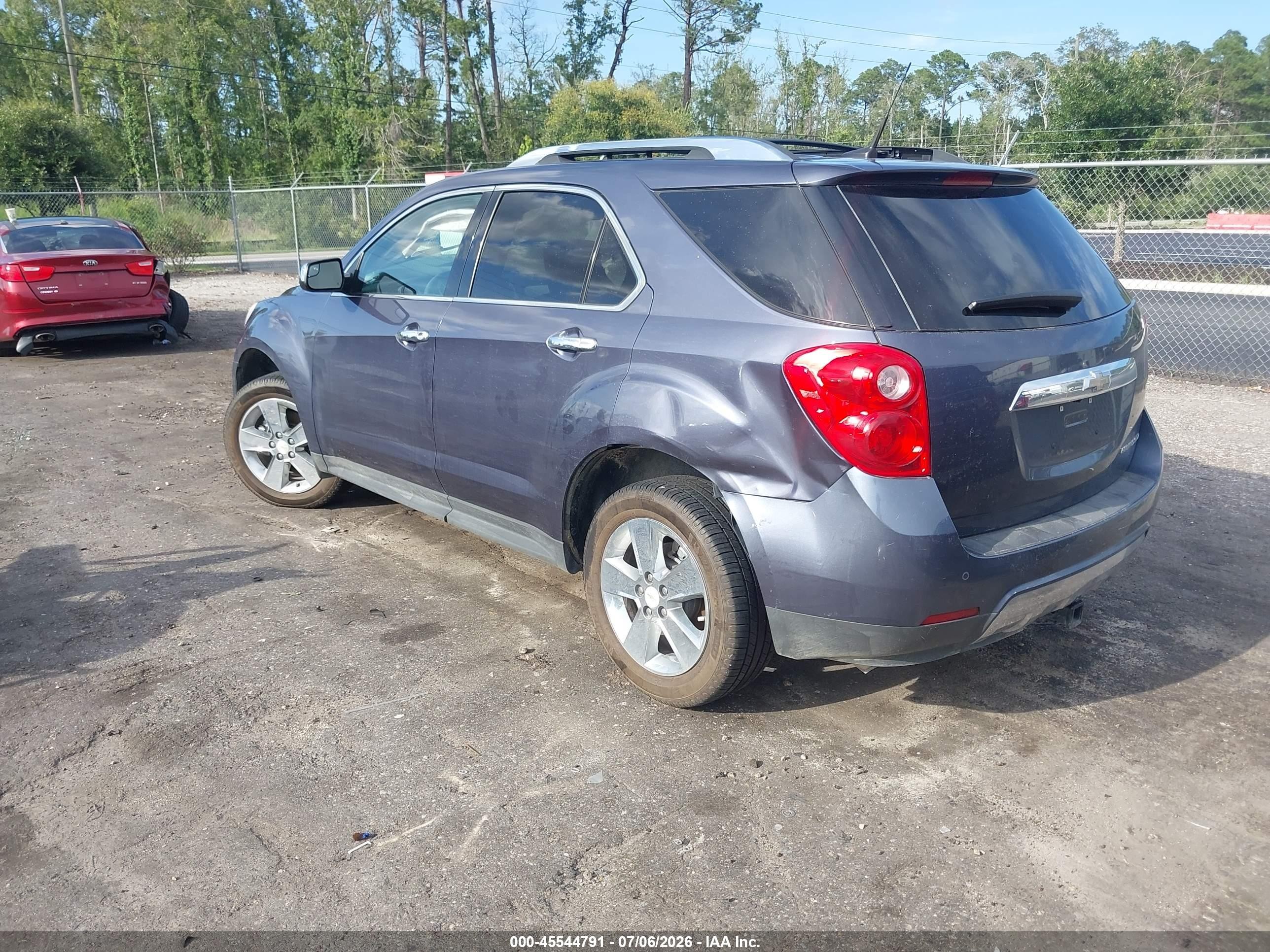 2013 Chevrolet Equinox Ltz Blue vin: 2GNALFEK8D6152332