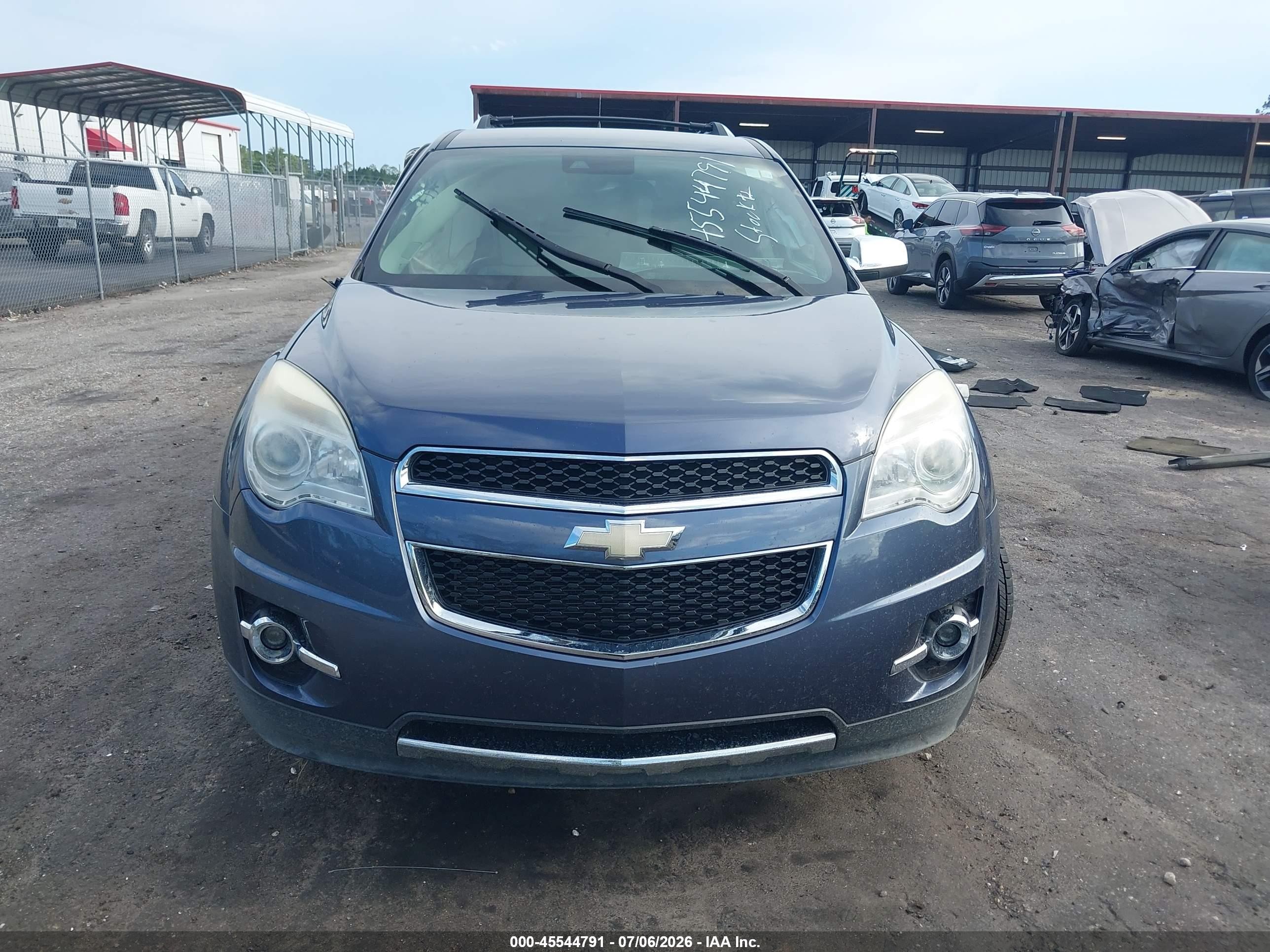 2013 Chevrolet Equinox Ltz Blue vin: 2GNALFEK8D6152332