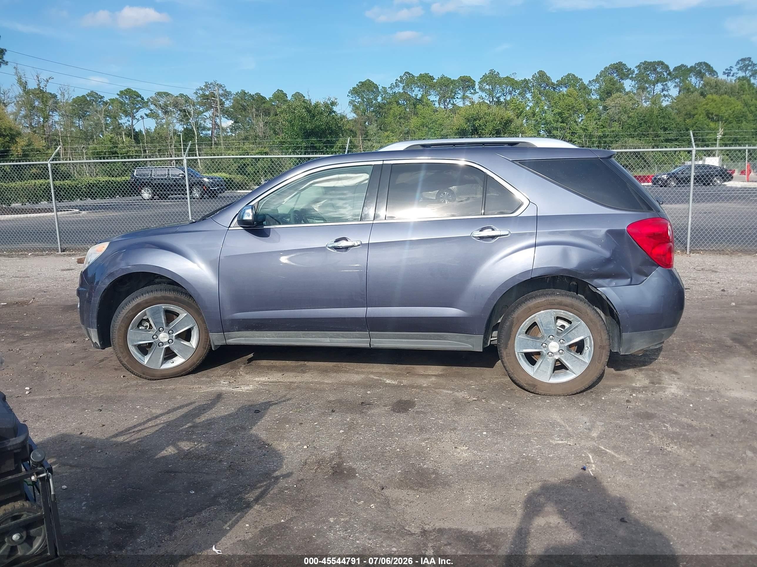 2013 Chevrolet Equinox Ltz Blue vin: 2GNALFEK8D6152332