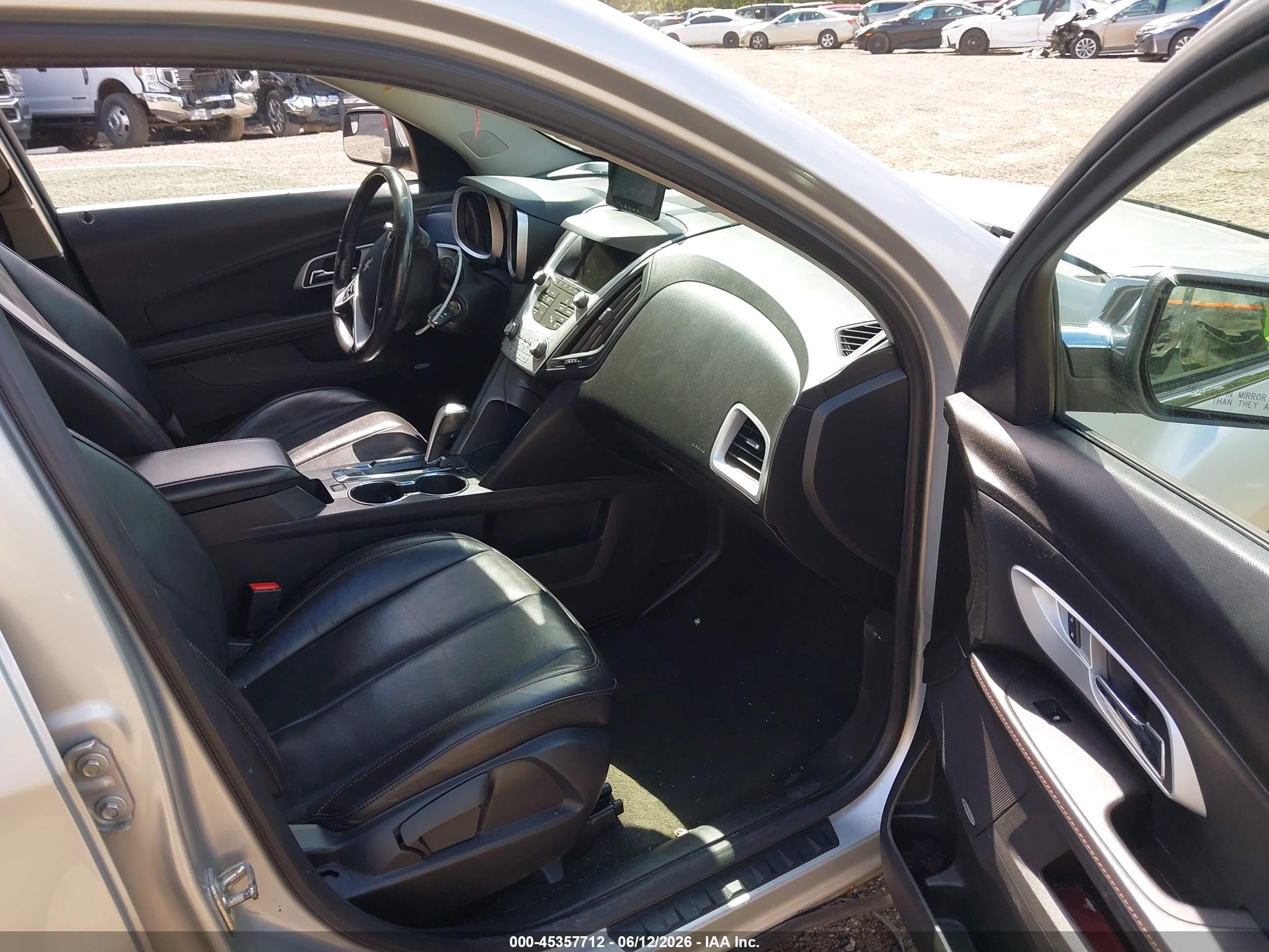 2012 Chevrolet Equinox Ltz Silver vin: 2GNALFEK9C1129993
