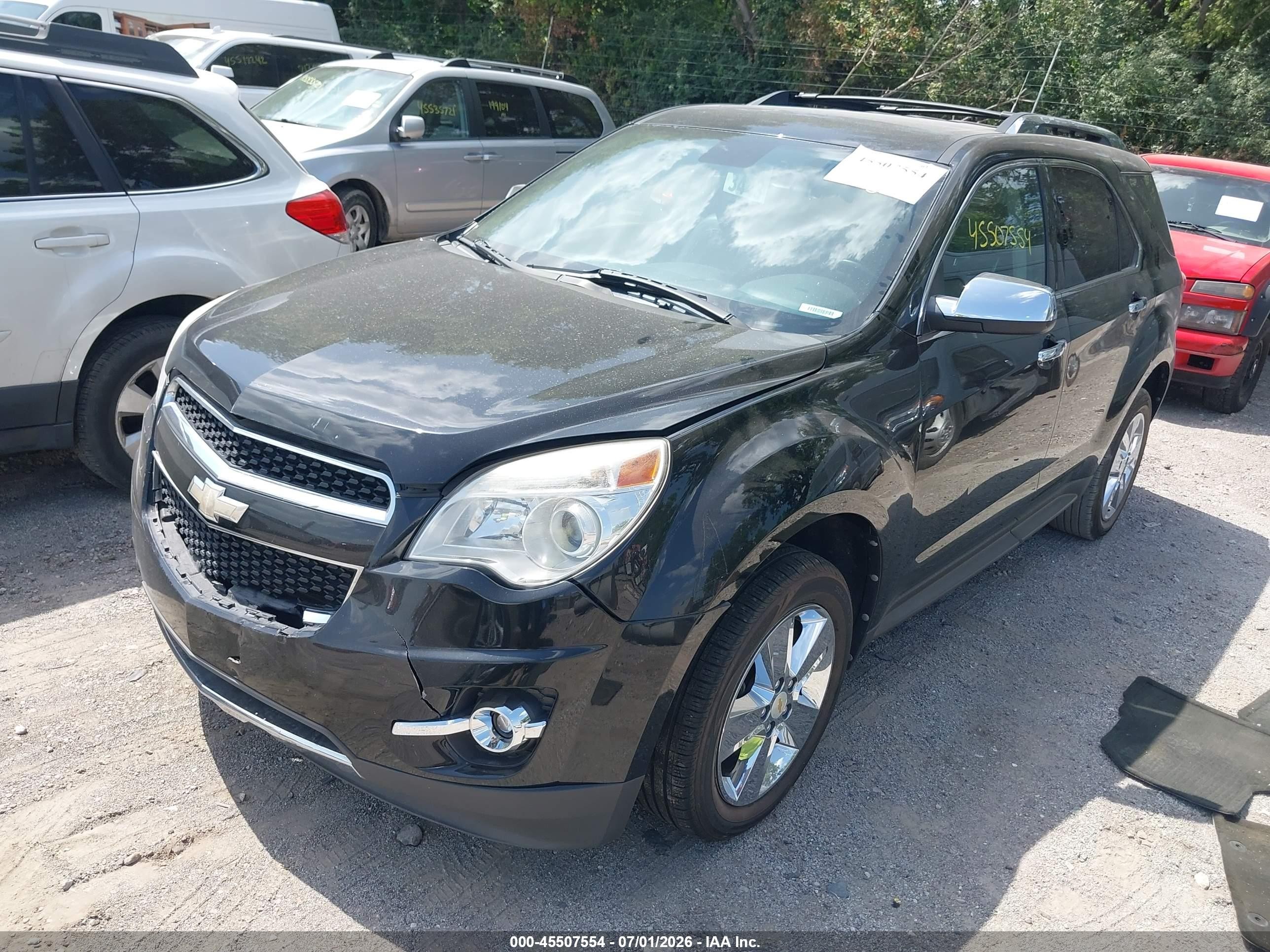 2012 Chevrolet Equinox Ltz Черный vin: 2GNALFEK9C1158734