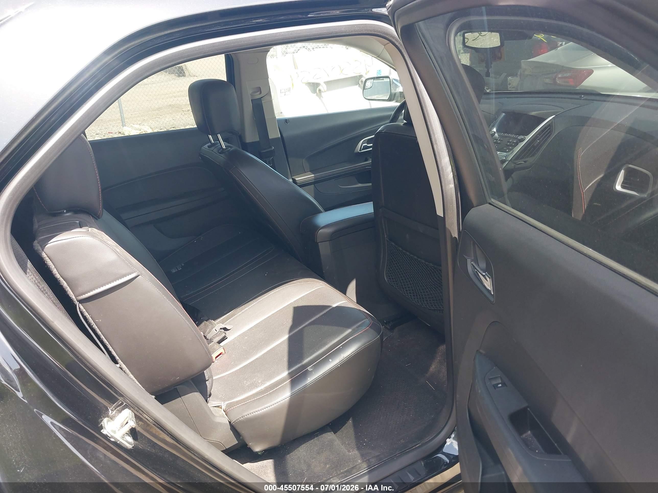 2012 Chevrolet Equinox Ltz Черный vin: 2GNALFEK9C1158734