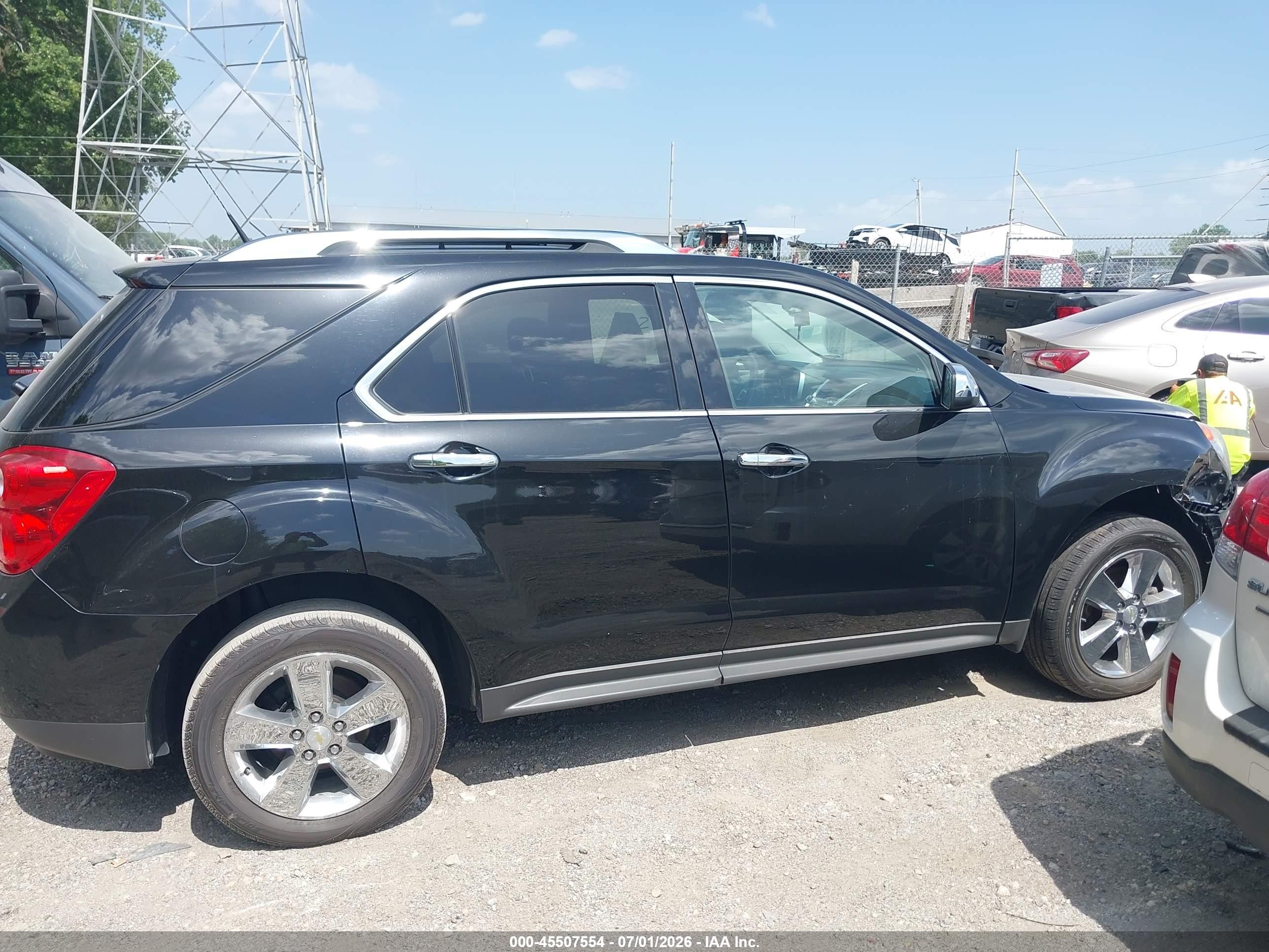 2012 Chevrolet Equinox Ltz Черный vin: 2GNALFEK9C1158734