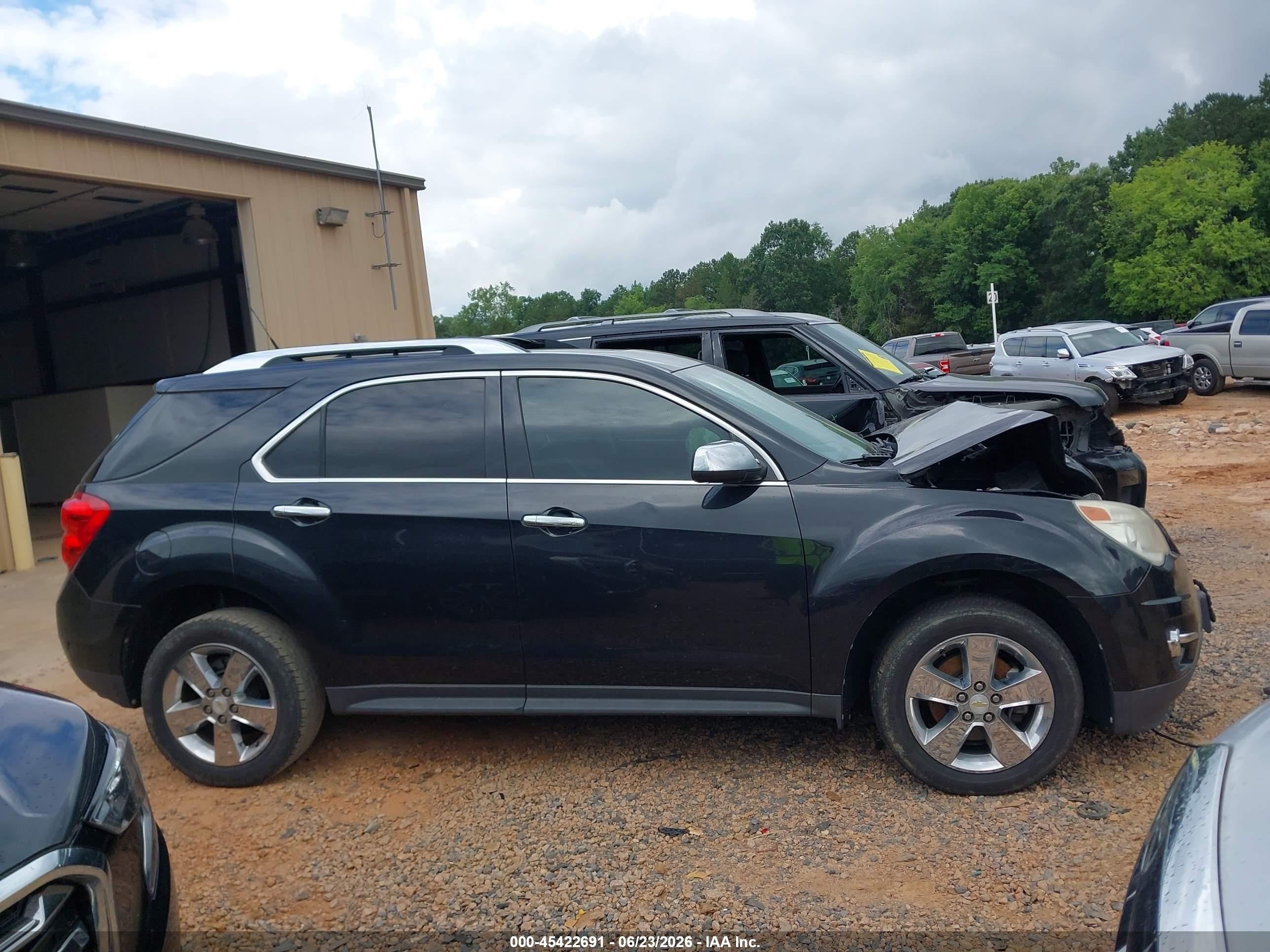 2012 Chevrolet Equinox Ltz Black vin: 2GNALFEK9C6278357