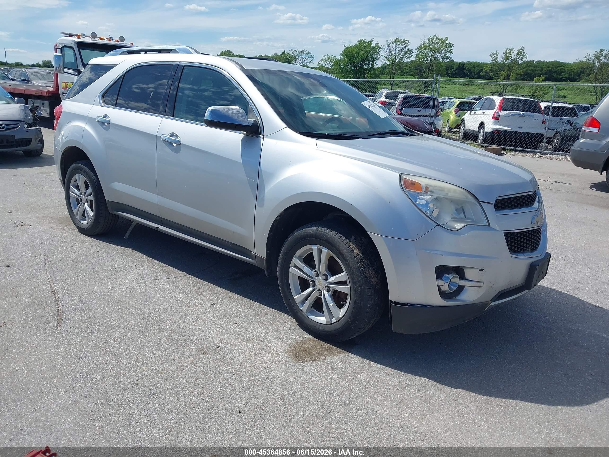 2013 Chevrolet Equinox Ltz Silver vin: 2GNALFEK9D6431434