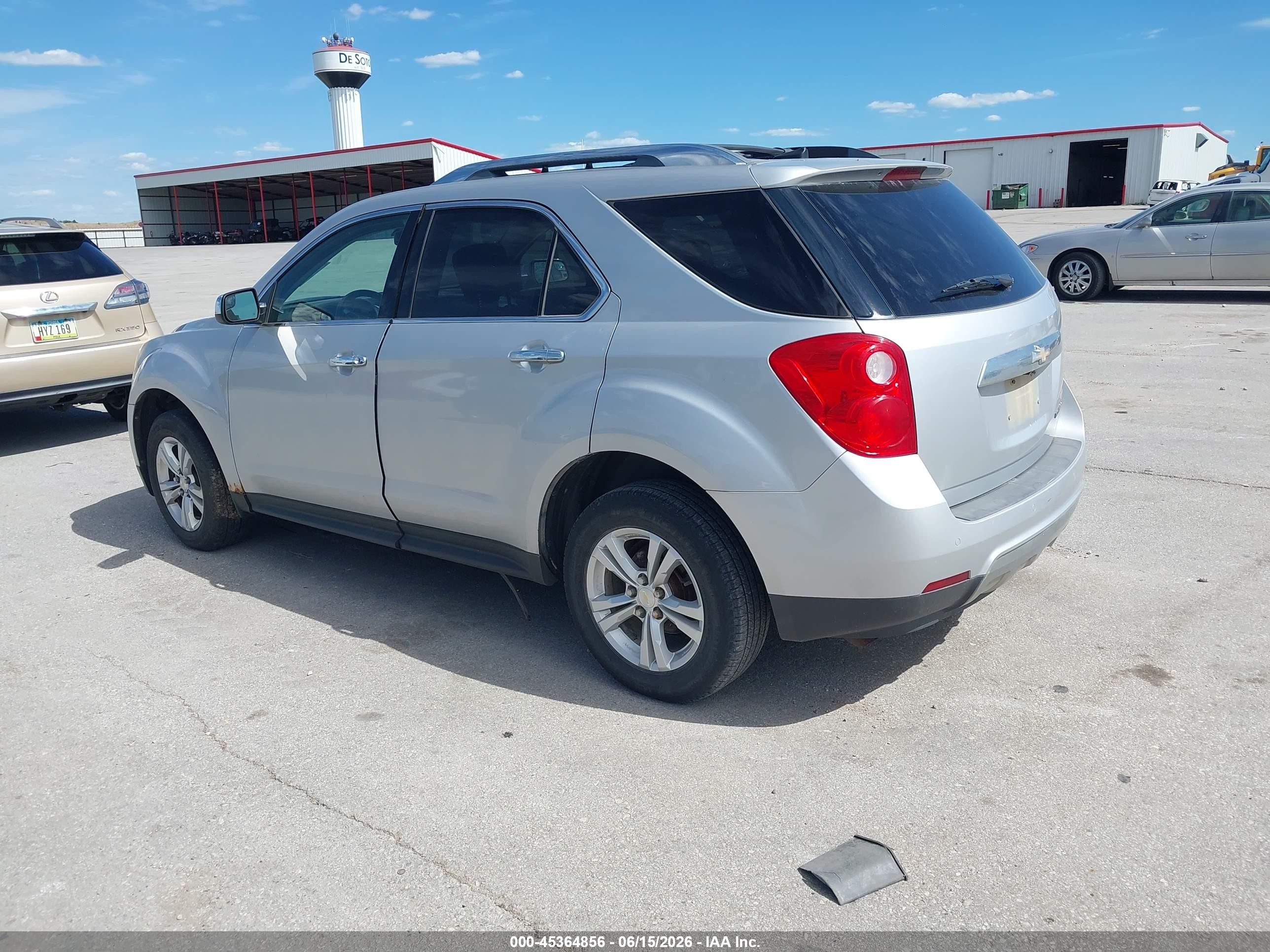 2013 Chevrolet Equinox Ltz Silver vin: 2GNALFEK9D6431434
