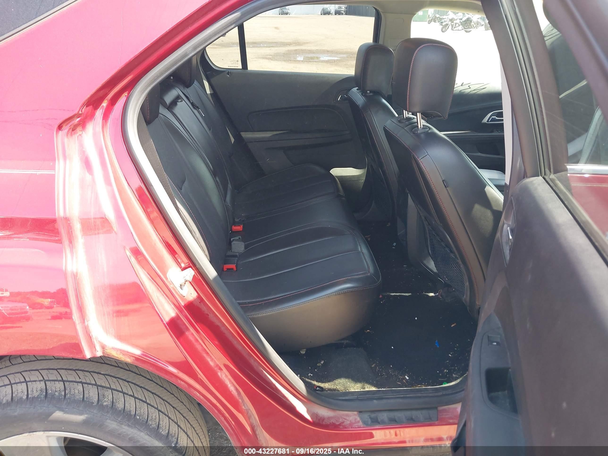 2012 Chevrolet Equinox Ltz Red vin: 2GNALFEKXC1325389