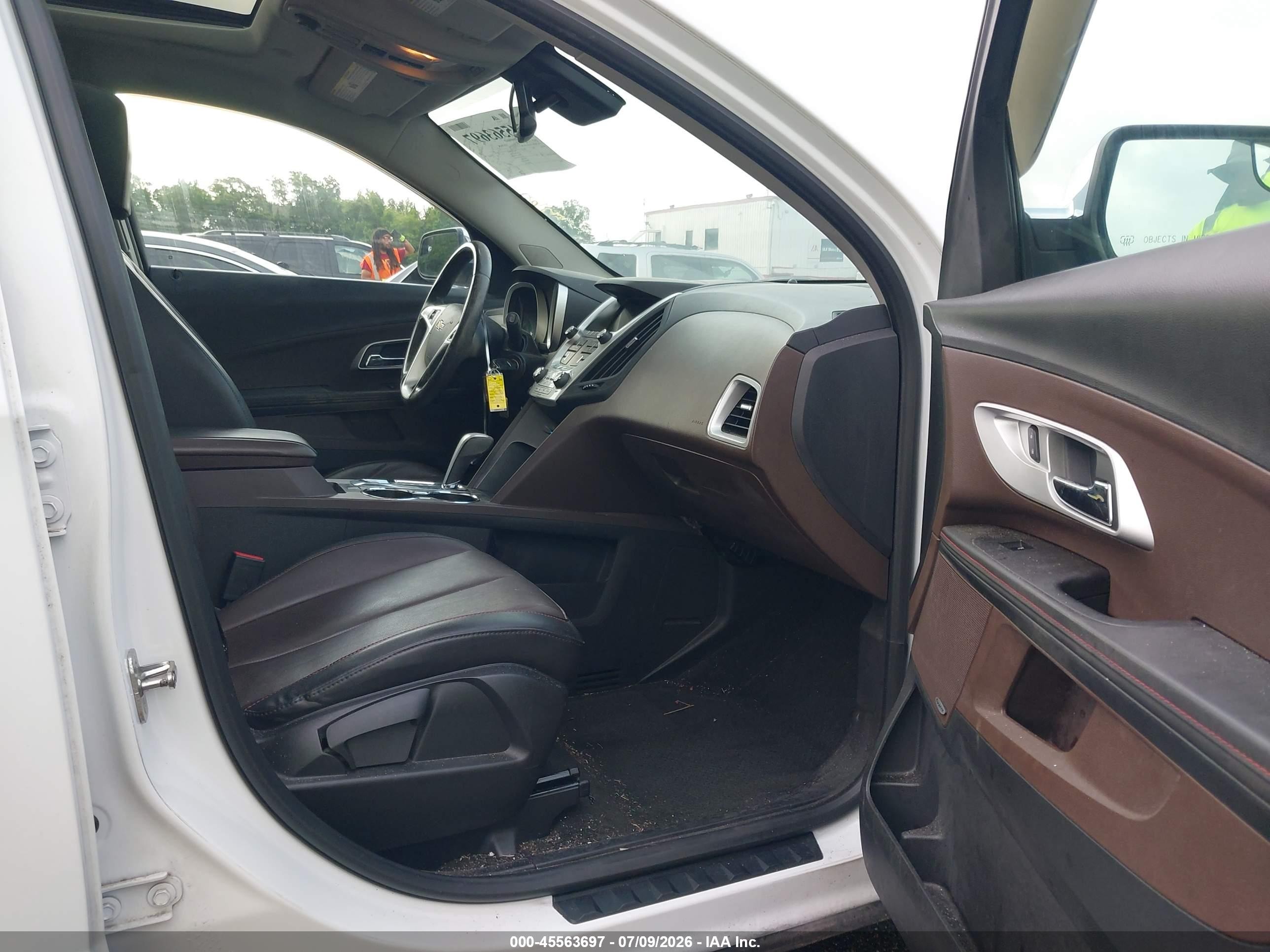 2012 Chevrolet Equinox Ltz White vin: 2GNALFEKXC6201190