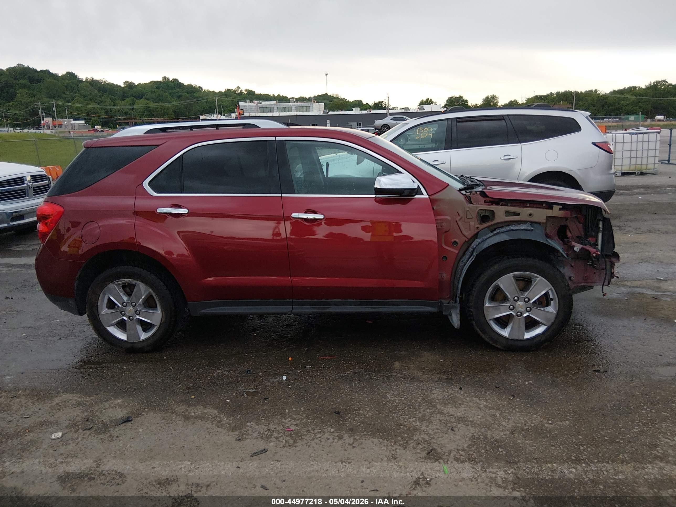 2012 Chevrolet Equinox Ltz Красный vin: 2GNALFEKXC6245139