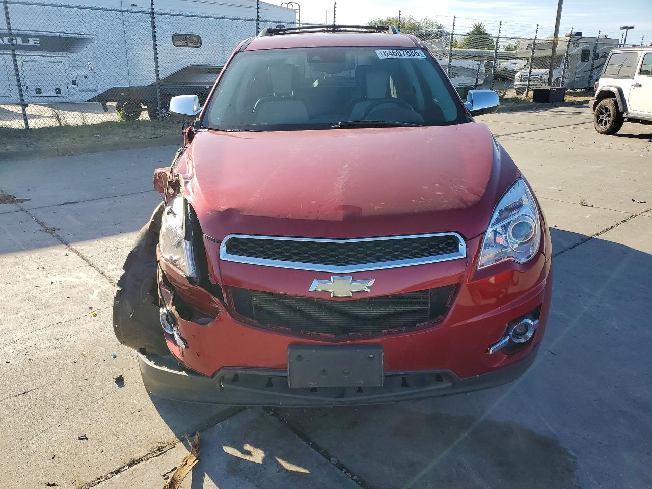 2013 Chevrolet Equinox Ltz Burgundy vin: 2GNALFEKXD6130428