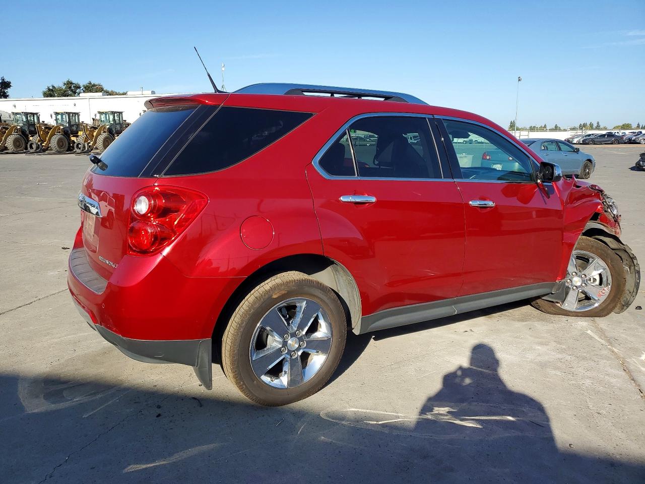 2013 Chevrolet Equinox Ltz Burgundy vin: 2GNALFEKXD6130428
