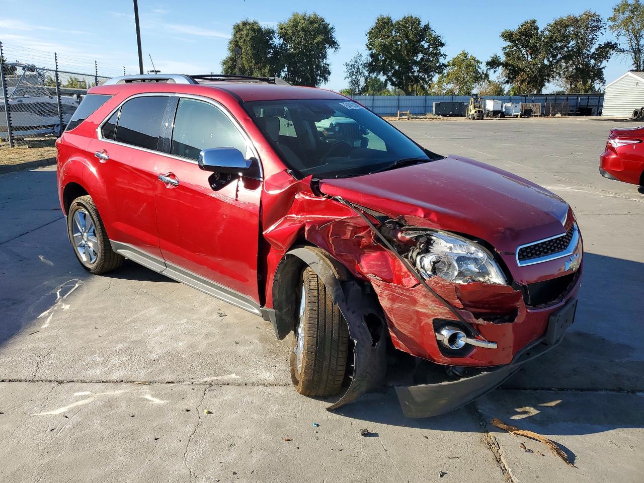 2013 Chevrolet Equinox Ltz Burgundy vin: 2GNALFEKXD6130428