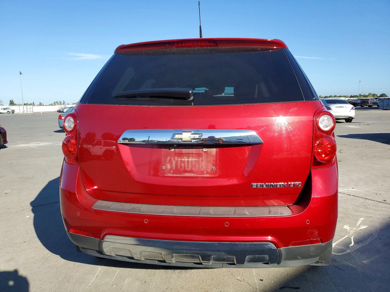 2013 Chevrolet Equinox Ltz Burgundy vin: 2GNALFEKXD6130428