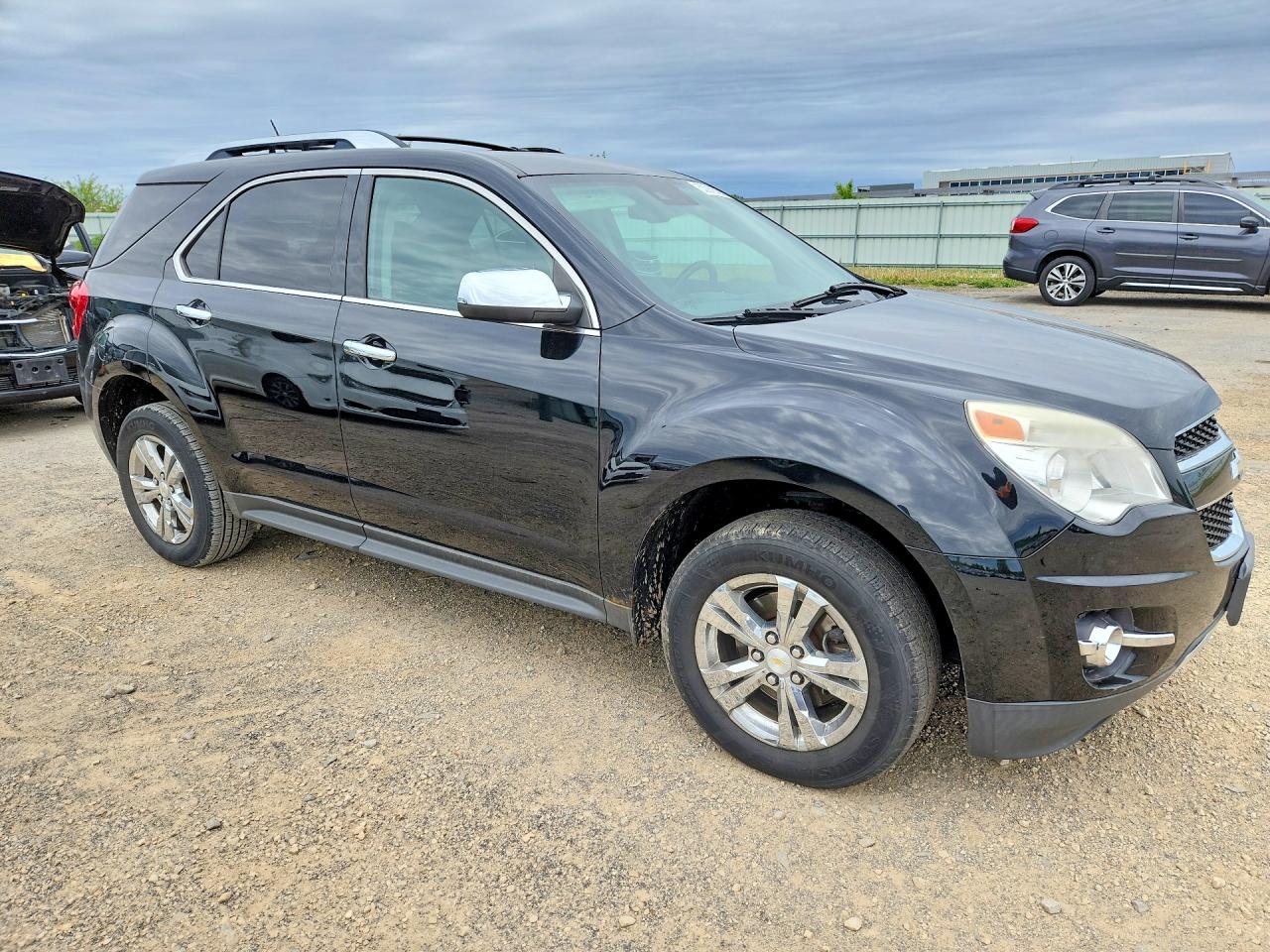 2013 Chevrolet Equinox Ltz Black vin: 2GNALFEKXD6211655