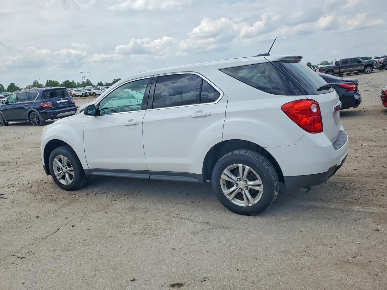 2015 Chevrolet Equinox L White vin: 2GNALLEK5F1164825