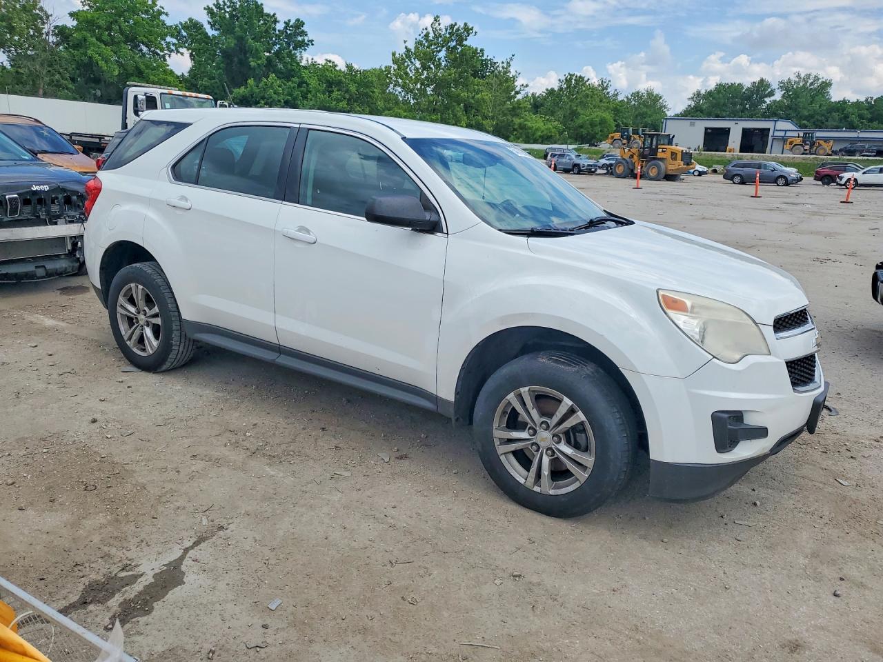 2015 Chevrolet Equinox L White vin: 2GNALLEK5F1164825