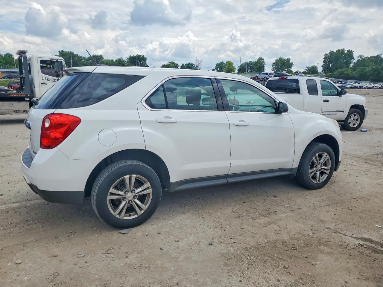 2015 Chevrolet Equinox L White vin: 2GNALLEK5F1164825
