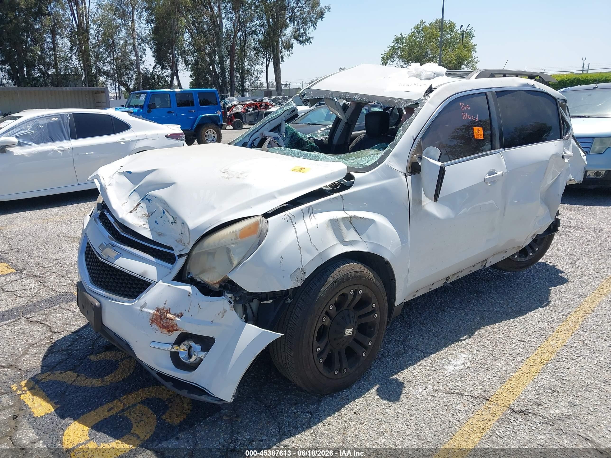 2011 Chevrolet Equinox Lt W/2lt Белый vin: 2GNALPEC0B1198603