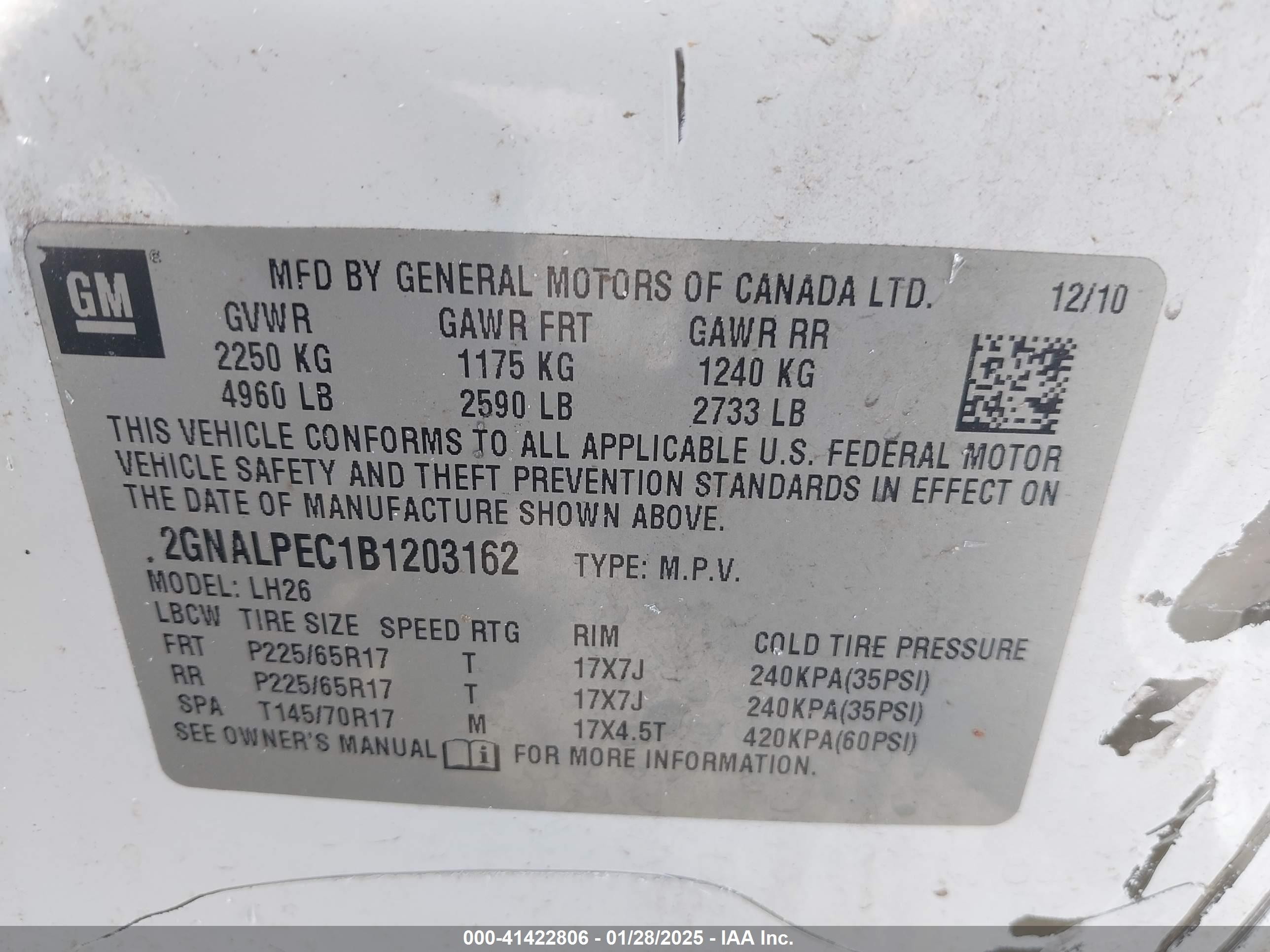 2011 Chevrolet Equinox 2lt White vin: 2GNALPEC1B1203162