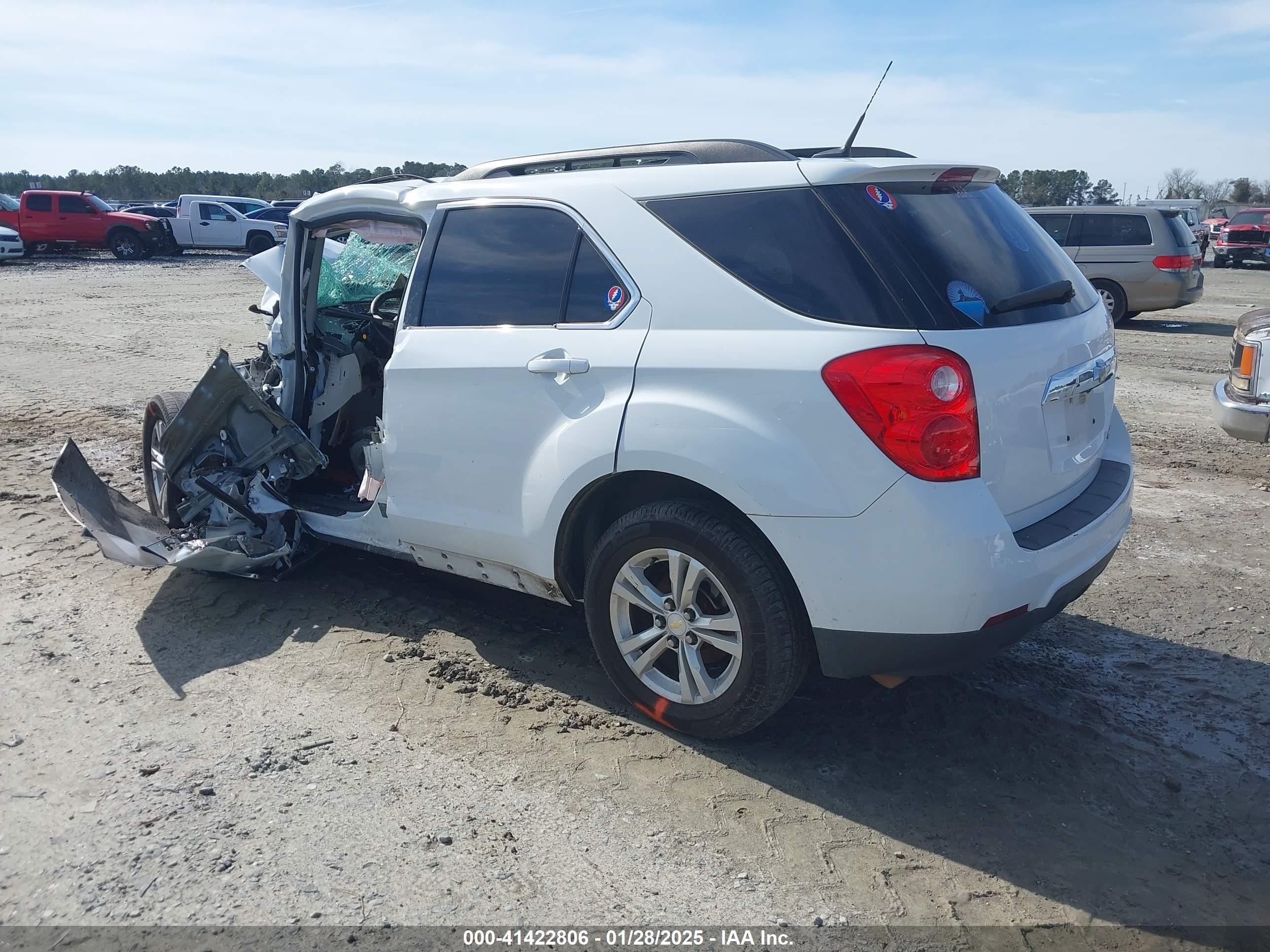 2011 Chevrolet Equinox 2lt White vin: 2GNALPEC1B1203162