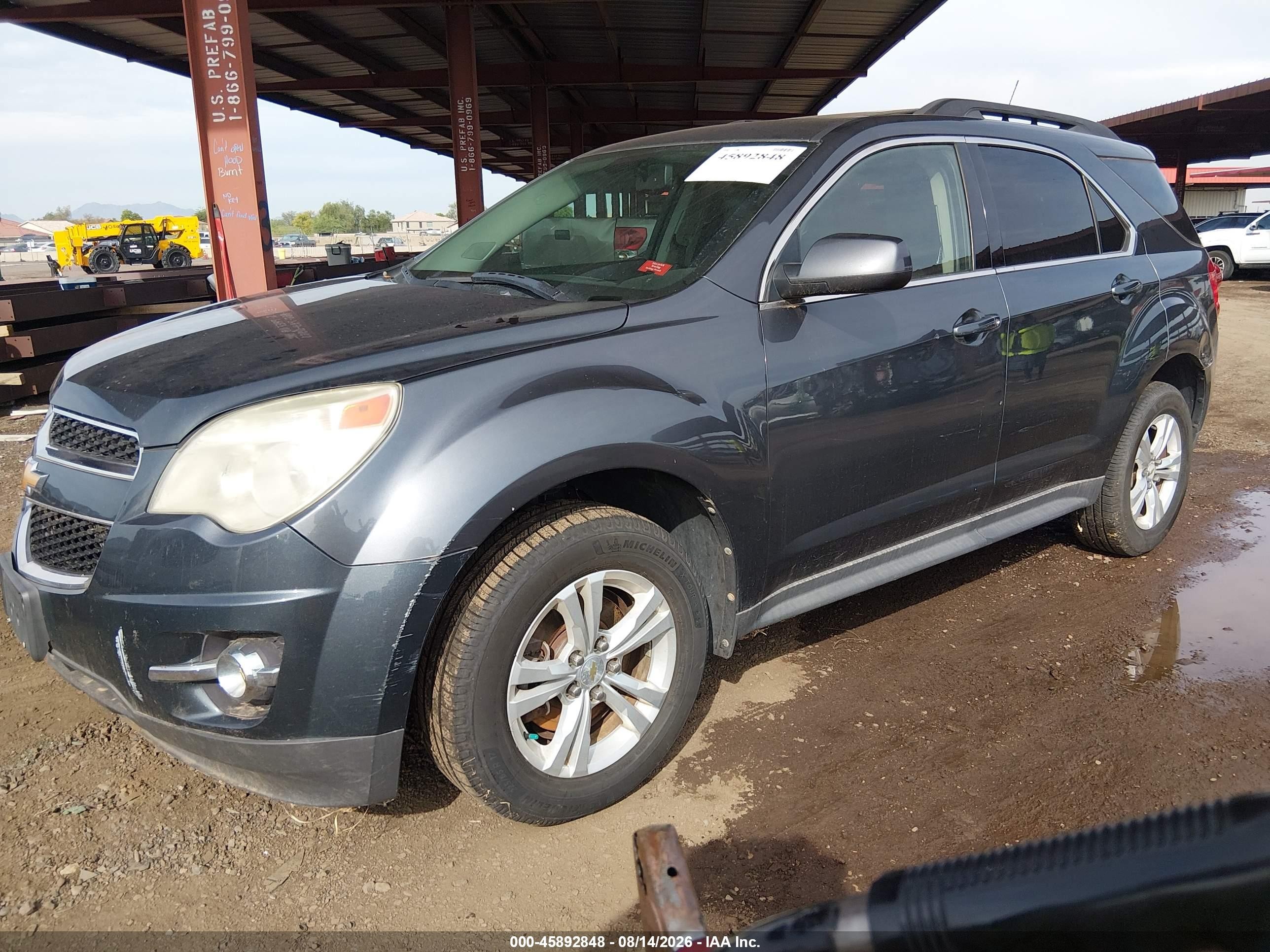 2011 Chevrolet Equinox 2lt Gray vin: 2GNALPEC2B1200061