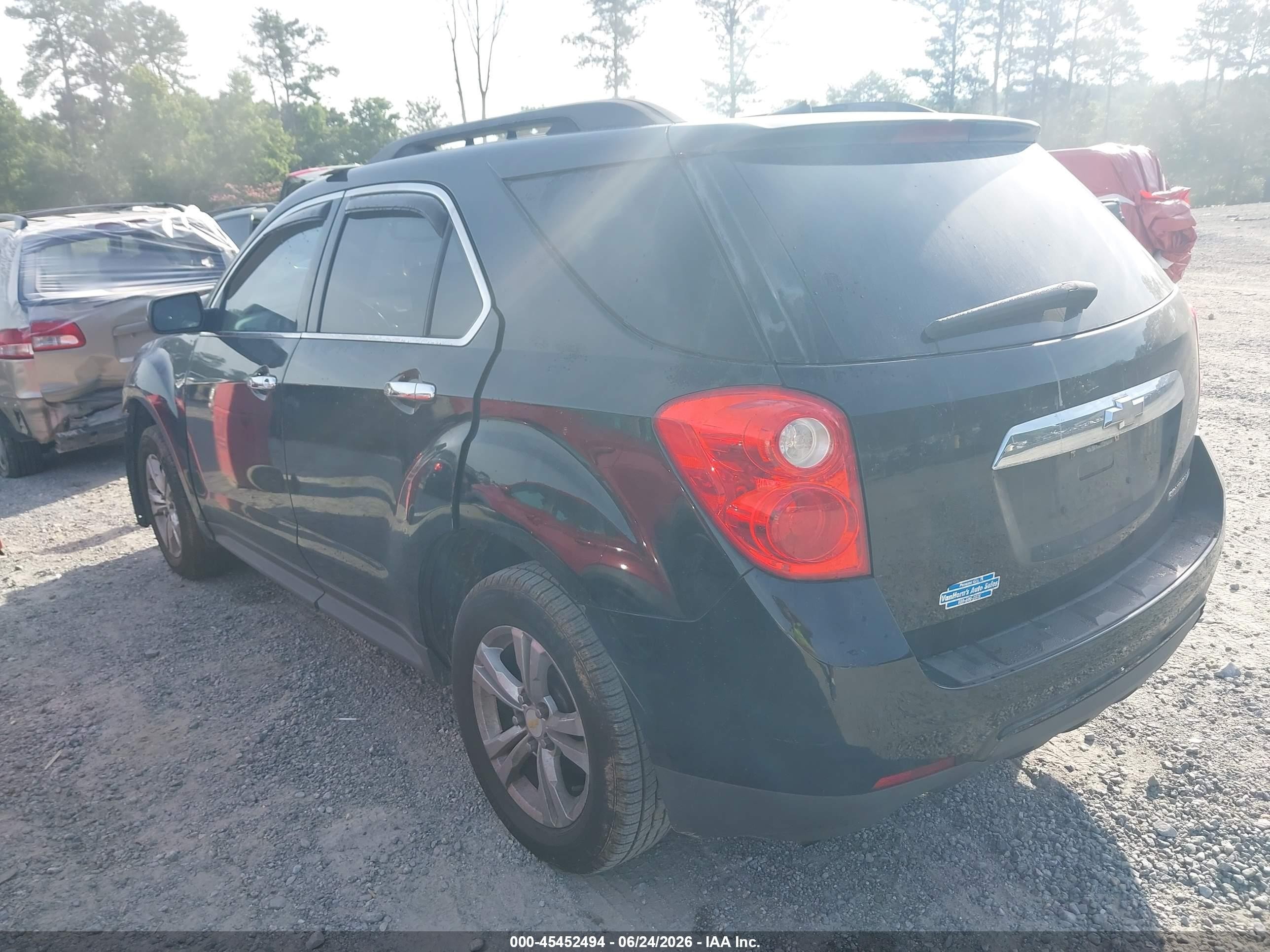 2011 Chevrolet Equinox Lt W/2lt Black vin: 2GNALPEC2B1297648