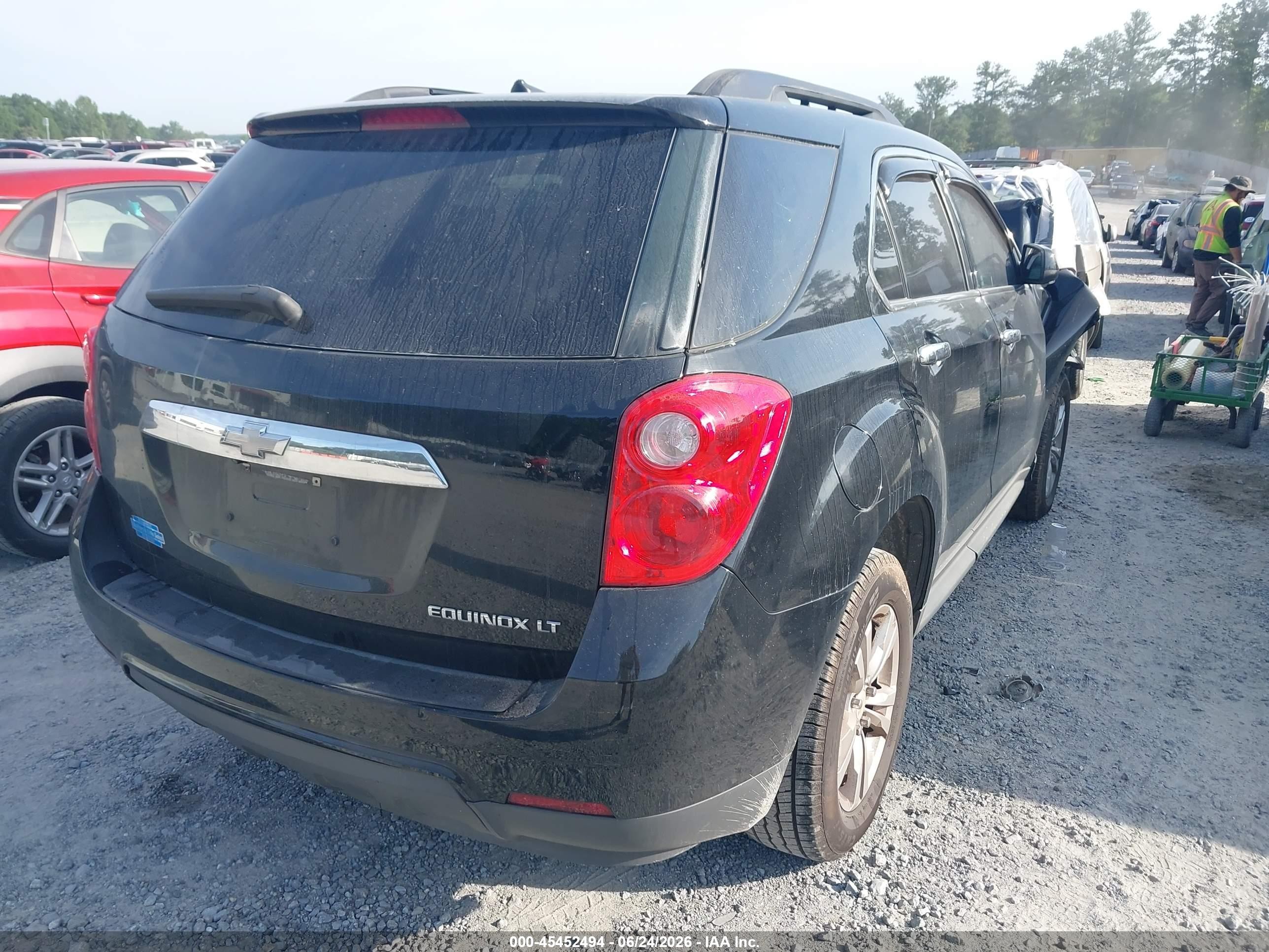 2011 Chevrolet Equinox Lt W/2lt Black vin: 2GNALPEC2B1297648