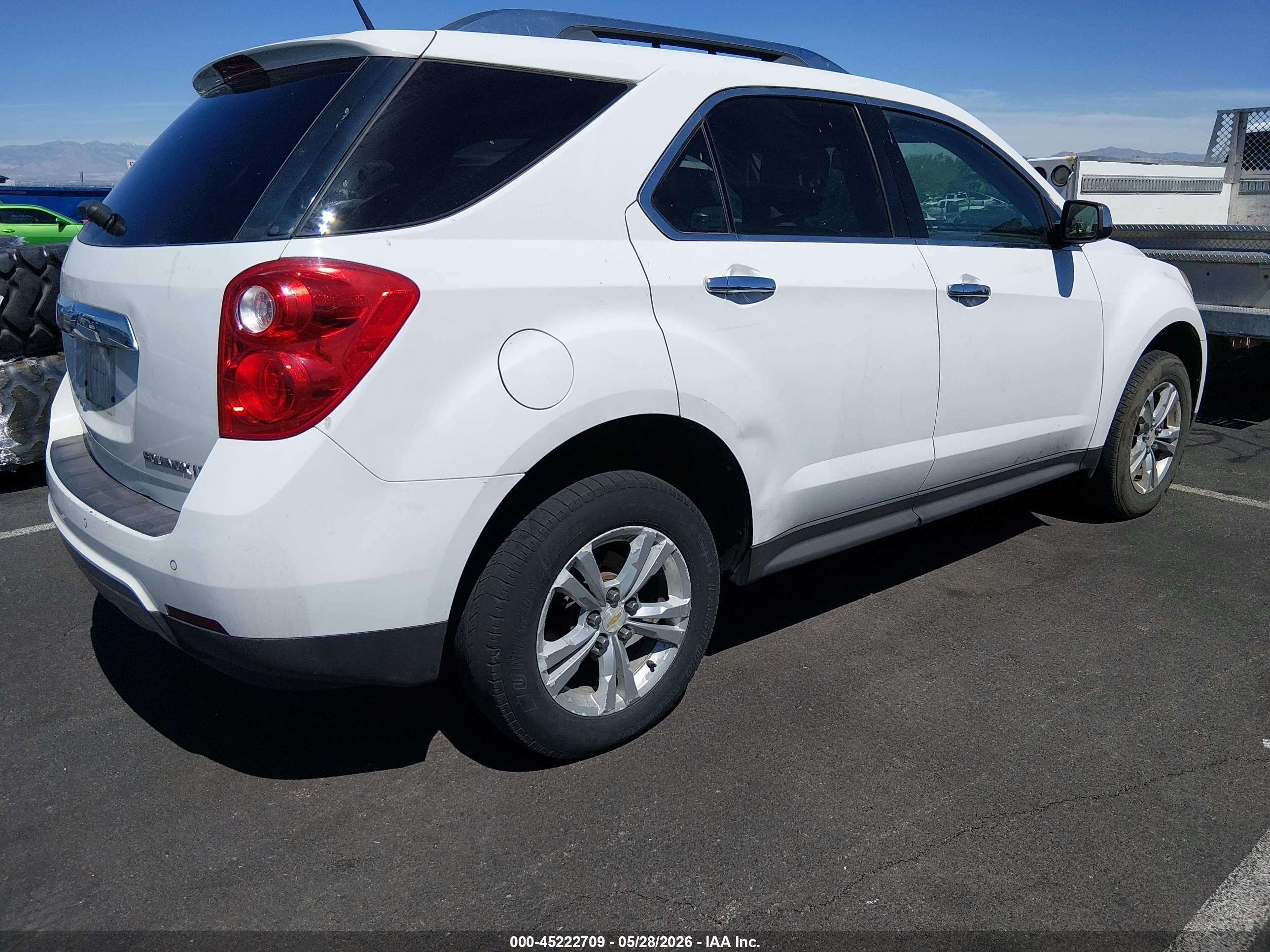 2011 Chevrolet Equinox 2lt White vin: 2GNALPEC2B1300757