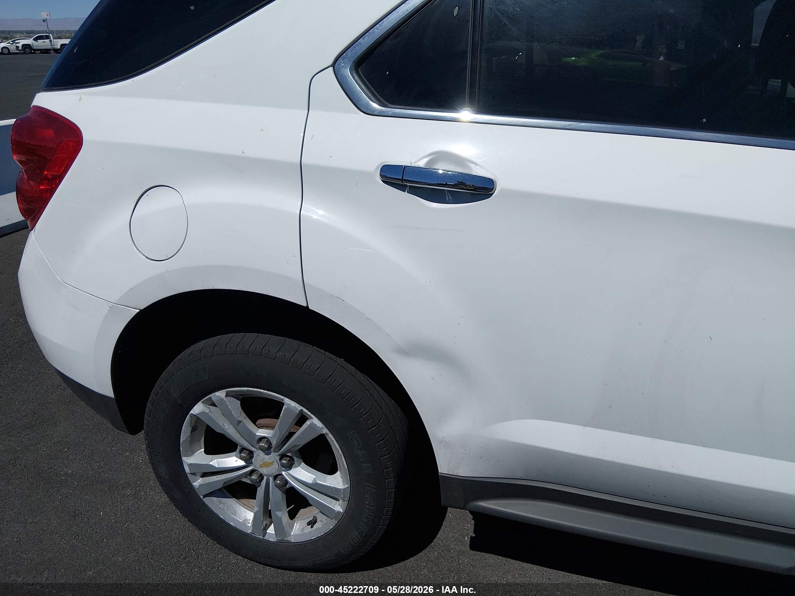 2011 Chevrolet Equinox 2lt White vin: 2GNALPEC2B1300757