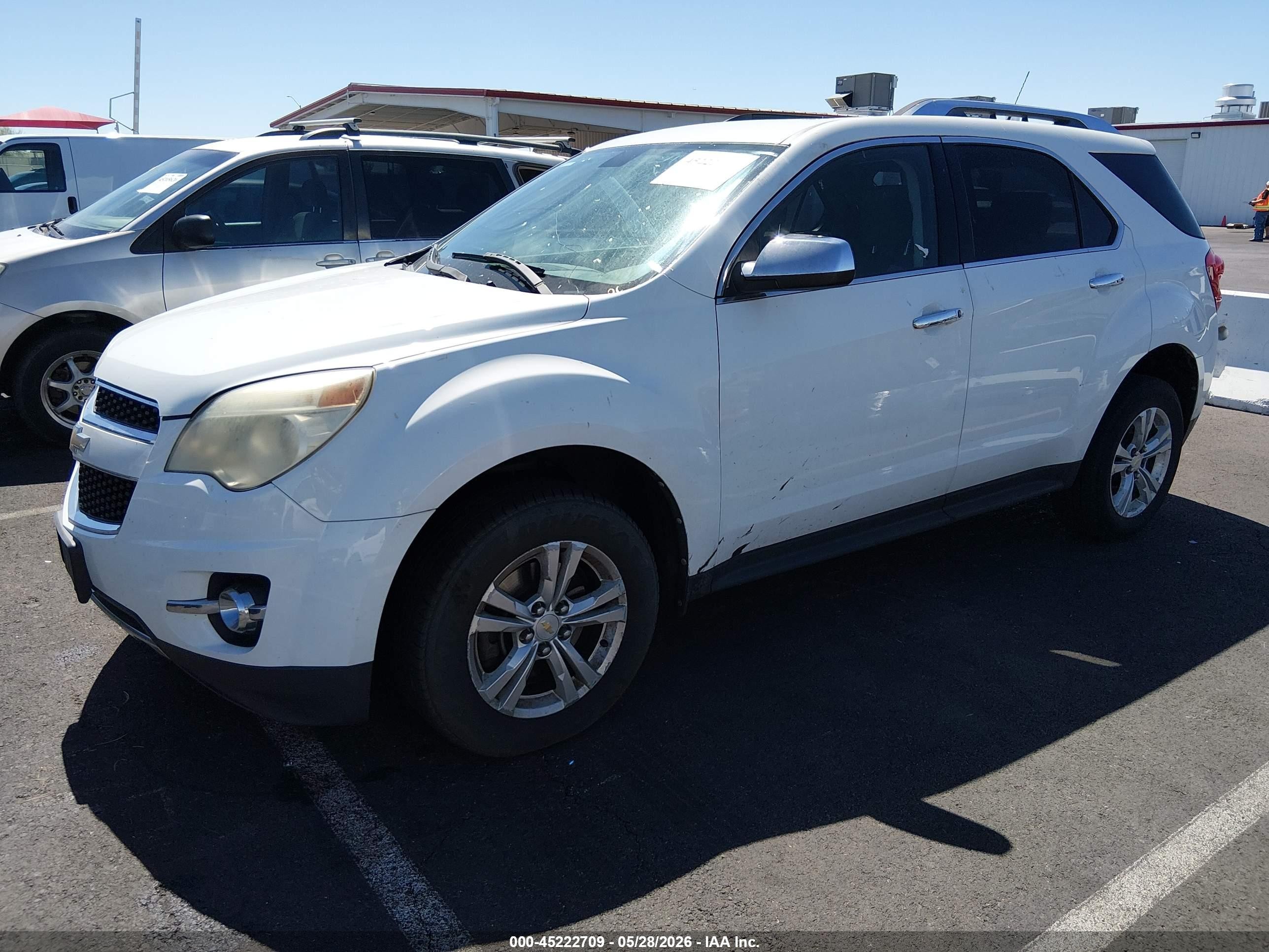 2011 Chevrolet Equinox 2lt White vin: 2GNALPEC2B1300757