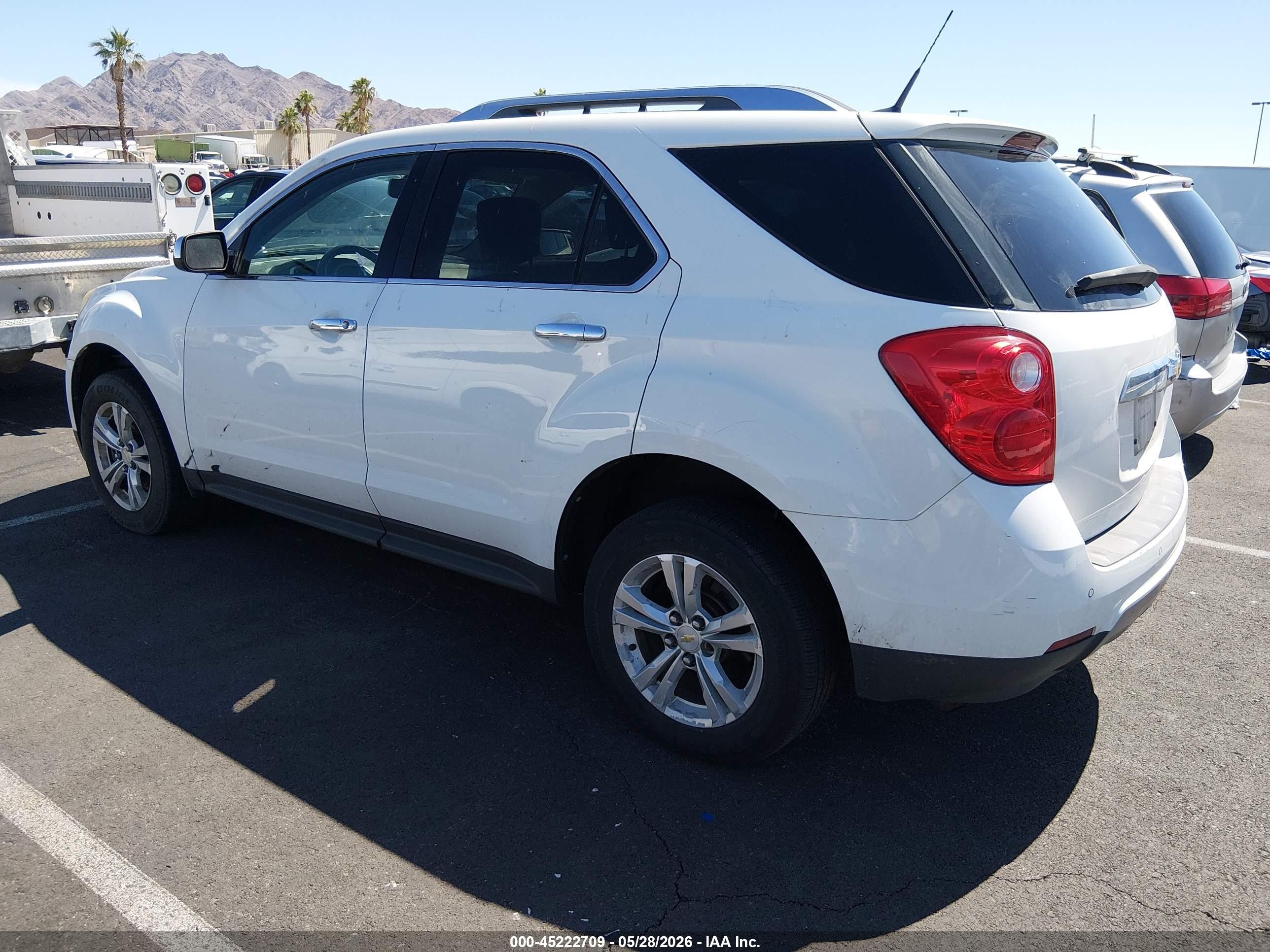 2011 Chevrolet Equinox 2lt White vin: 2GNALPEC2B1300757