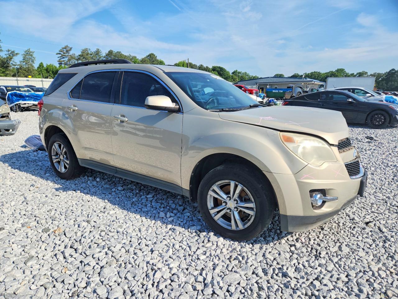 2011 Chevrolet Equinox Lt Beige vin: 2GNALPEC3B1158581
