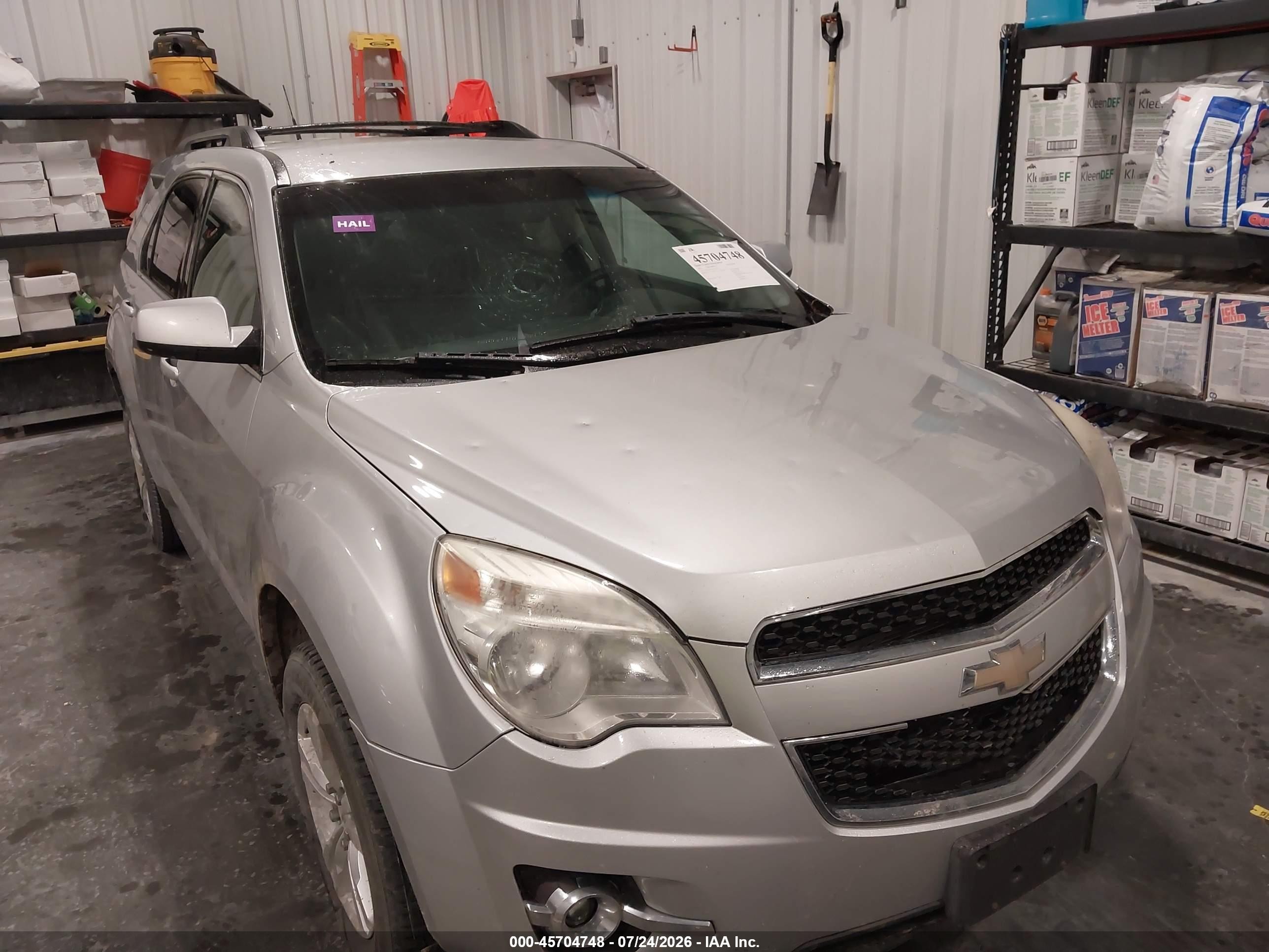 2011 Chevrolet Equinox Lt W/2lt Серебряный vin: 2GNALPEC3B1172772