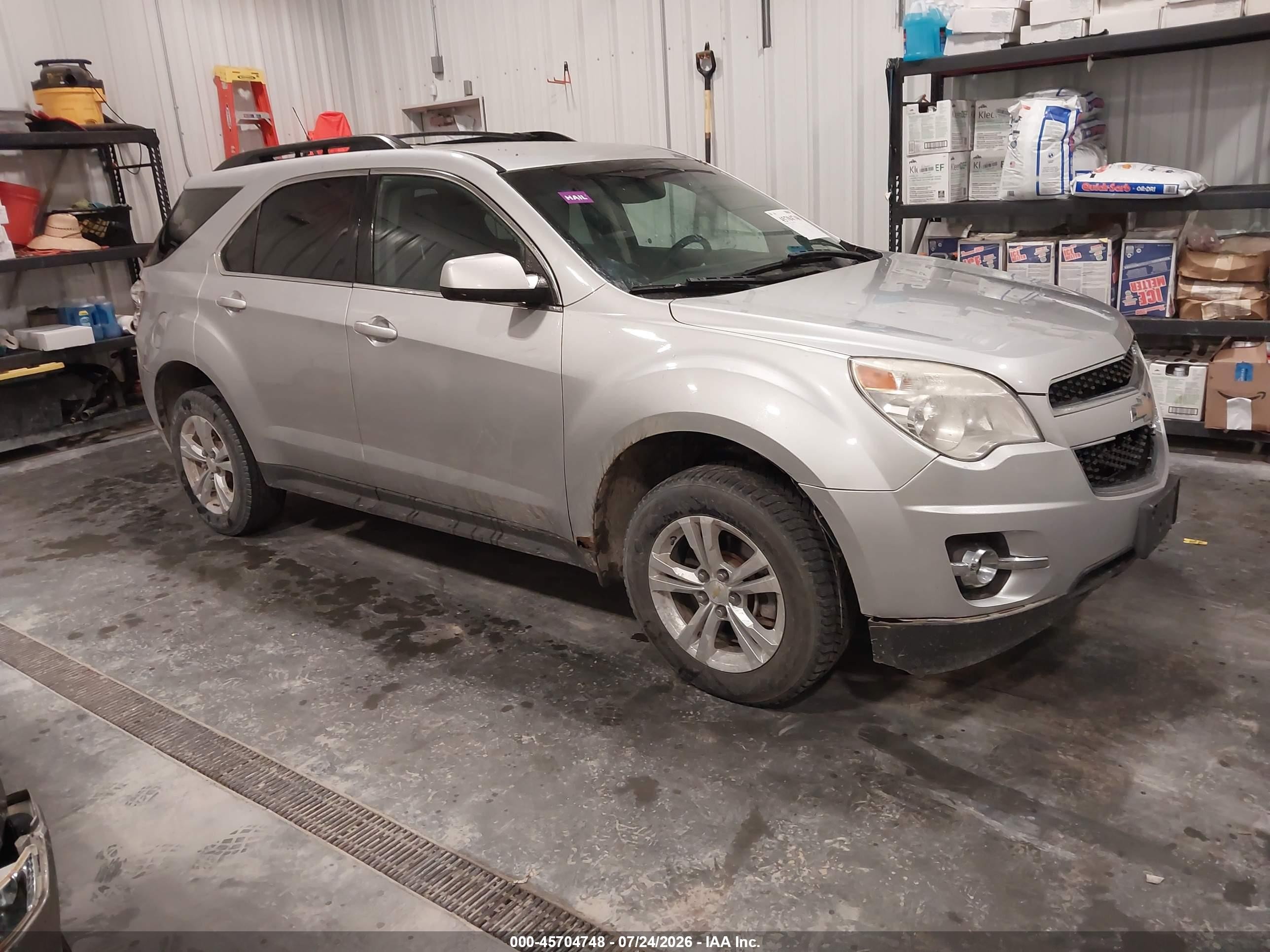 2011 Chevrolet Equinox Lt W/2lt Silver vin: 2GNALPEC3B1172772