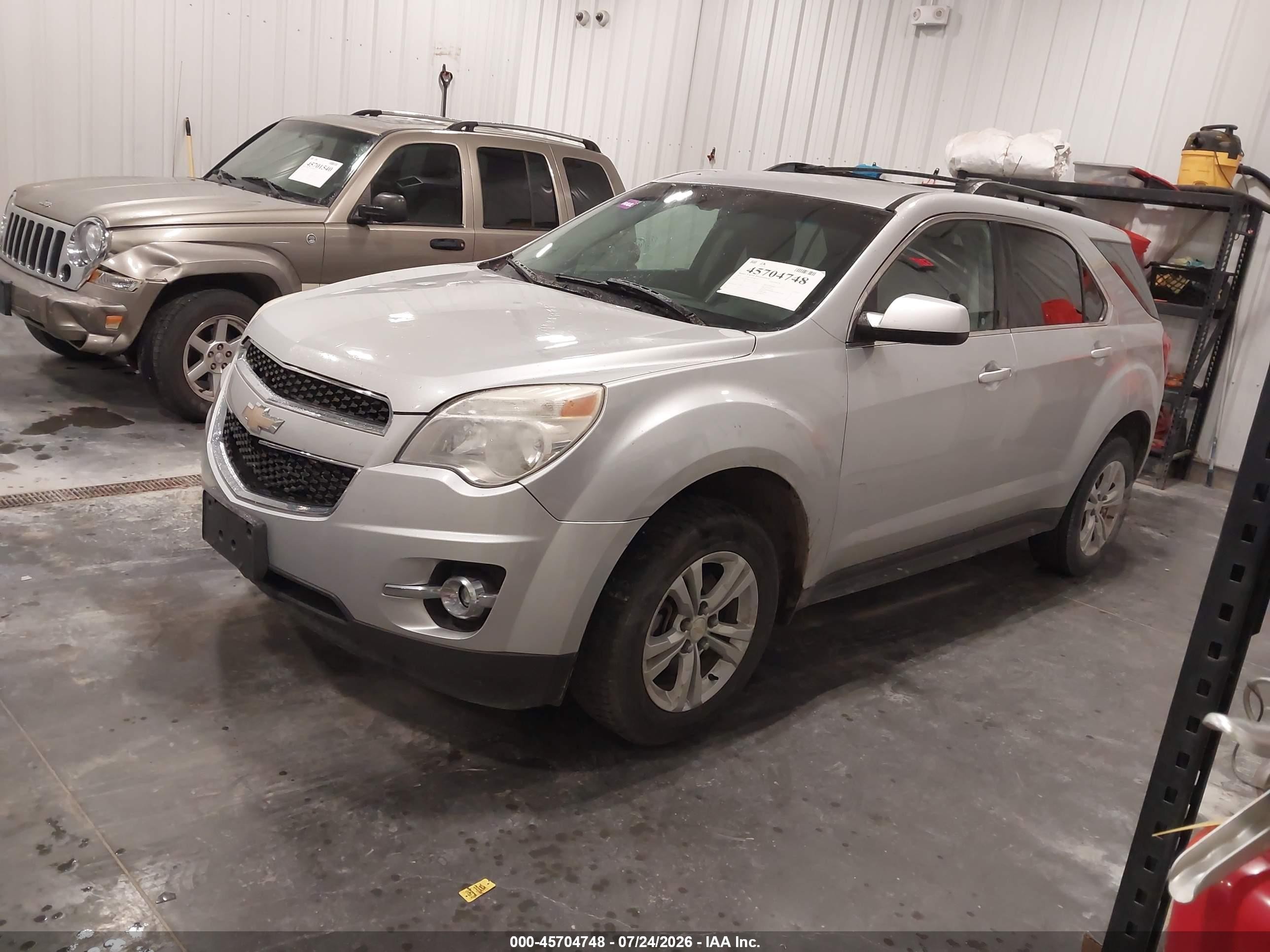 2011 Chevrolet Equinox Lt W/2lt Серебряный vin: 2GNALPEC3B1172772