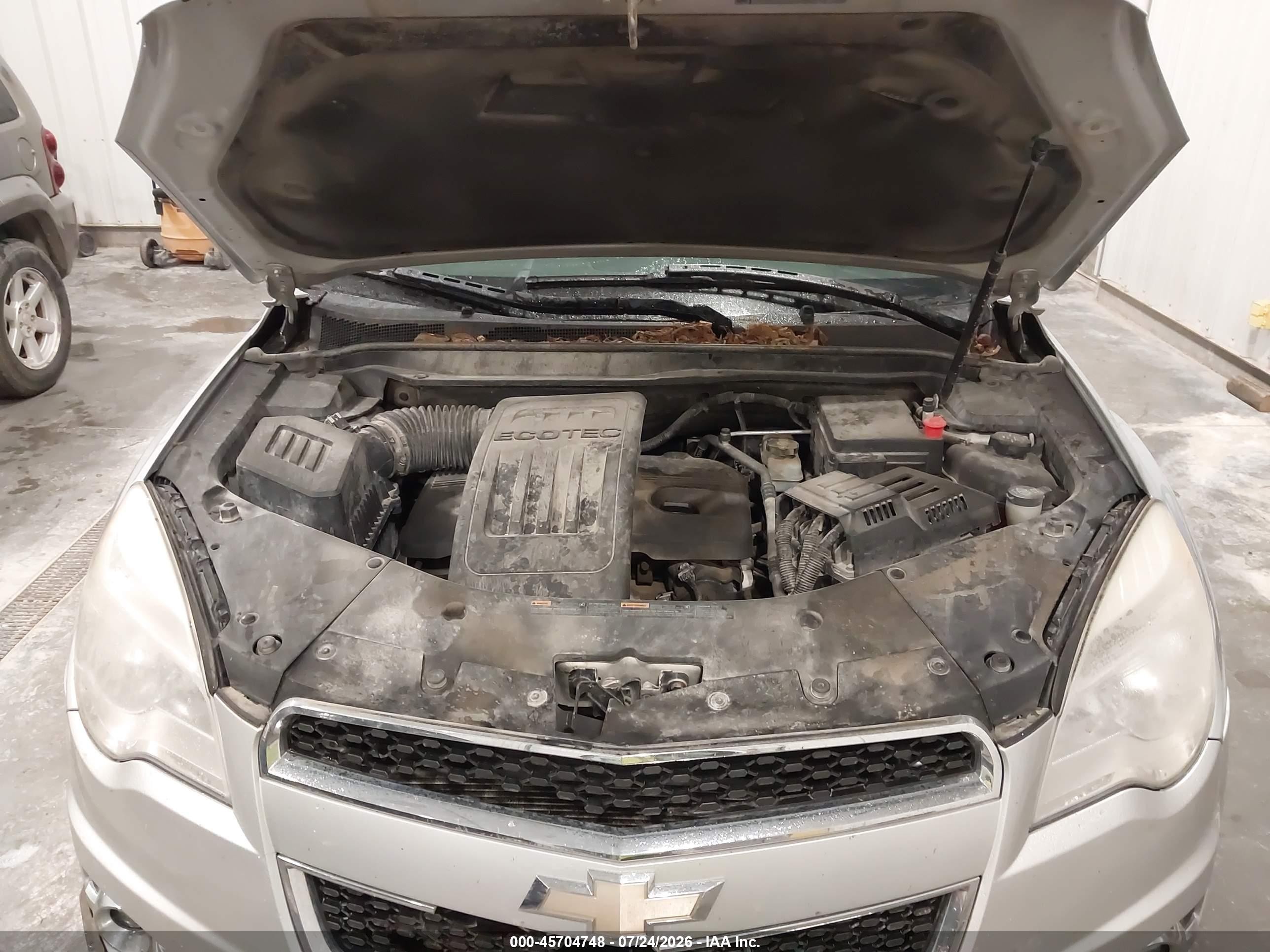 2011 Chevrolet Equinox Lt W/2lt Серебряный vin: 2GNALPEC3B1172772
