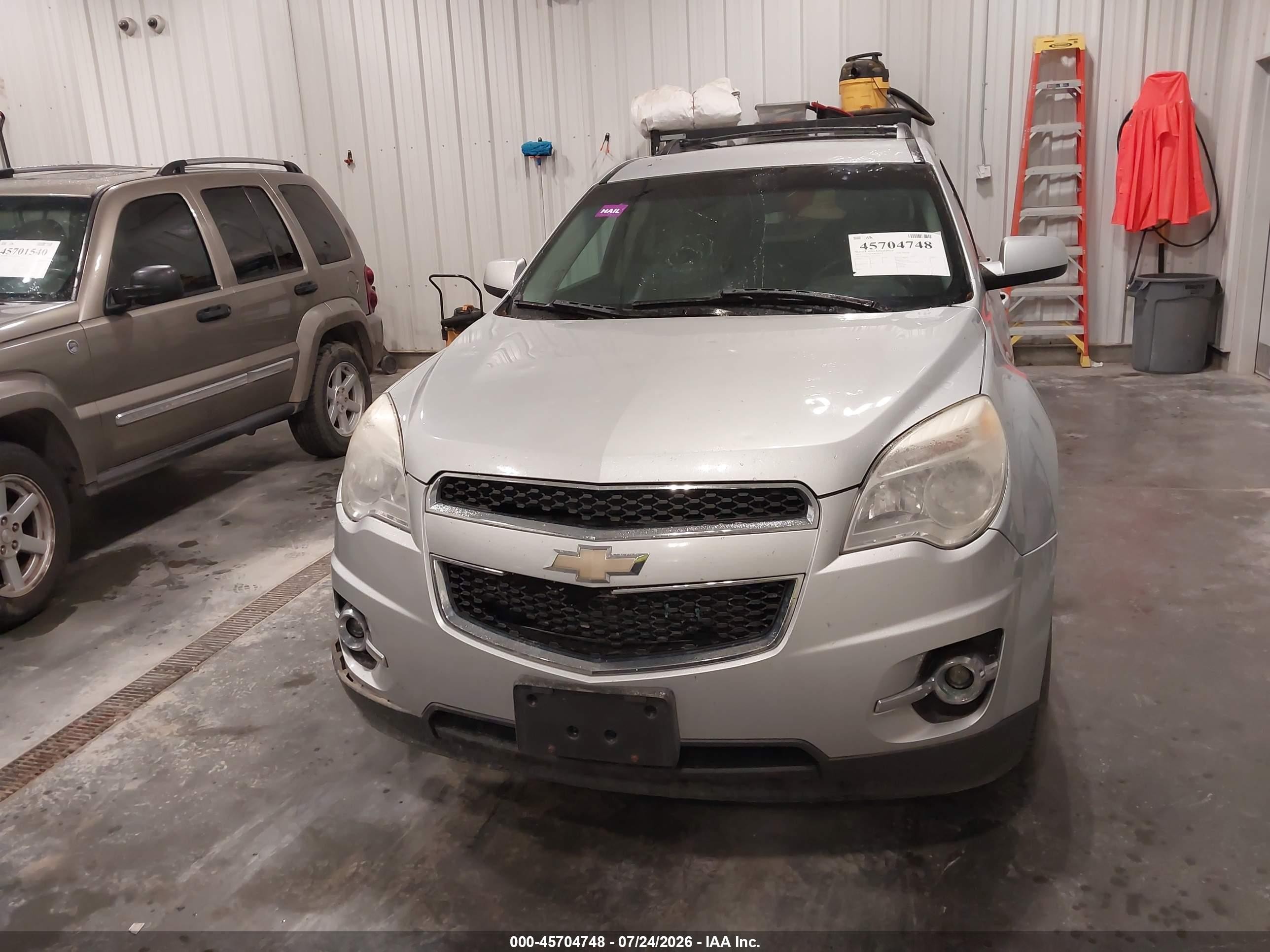 2011 Chevrolet Equinox Lt W/2lt Серебряный vin: 2GNALPEC3B1172772