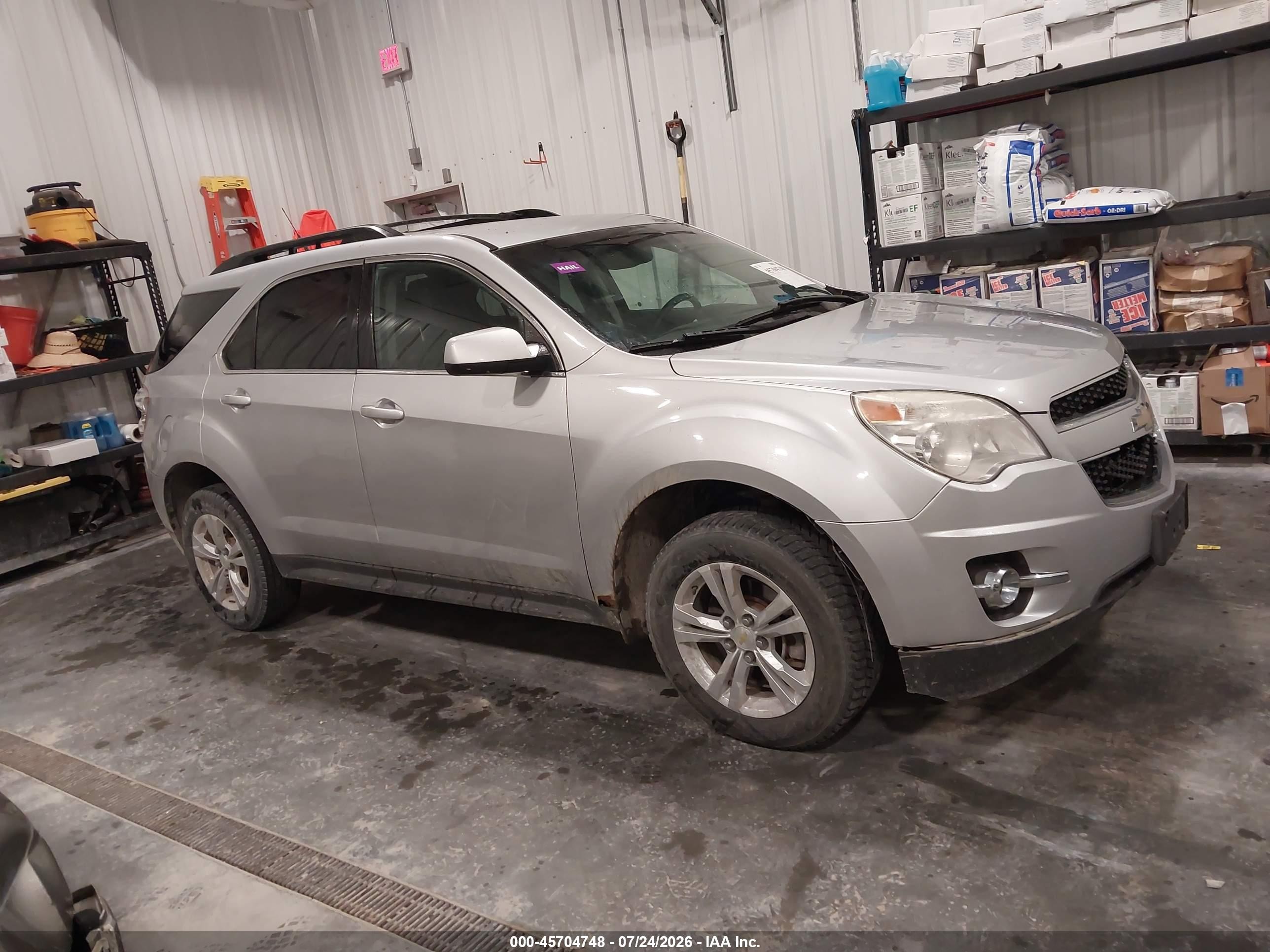 2011 Chevrolet Equinox Lt W/2lt Серебряный vin: 2GNALPEC3B1172772