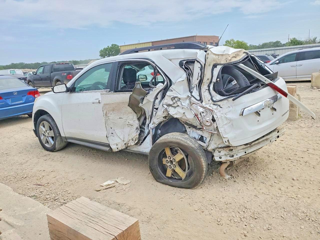 2011 Chevrolet Equinox Lt White vin: 2GNALPEC8B1218337