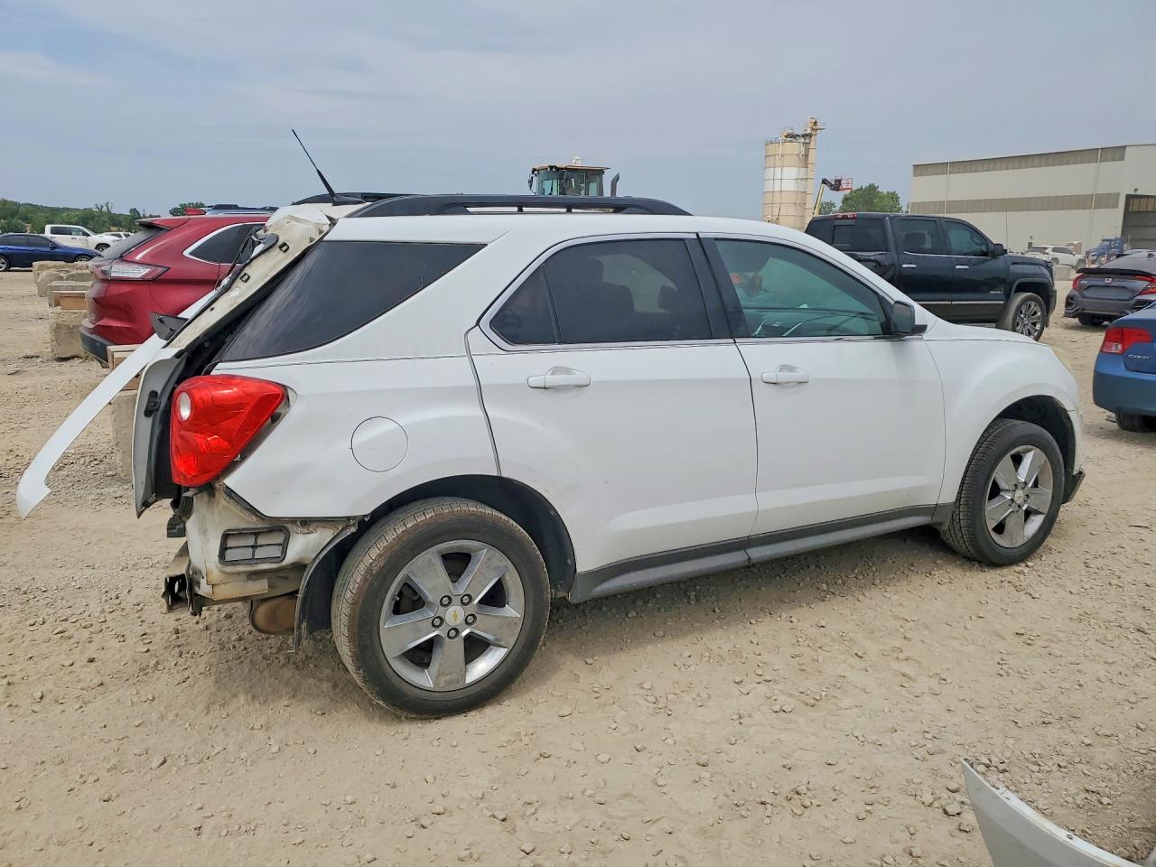 2011 Chevrolet Equinox Lt White vin: 2GNALPEC8B1218337