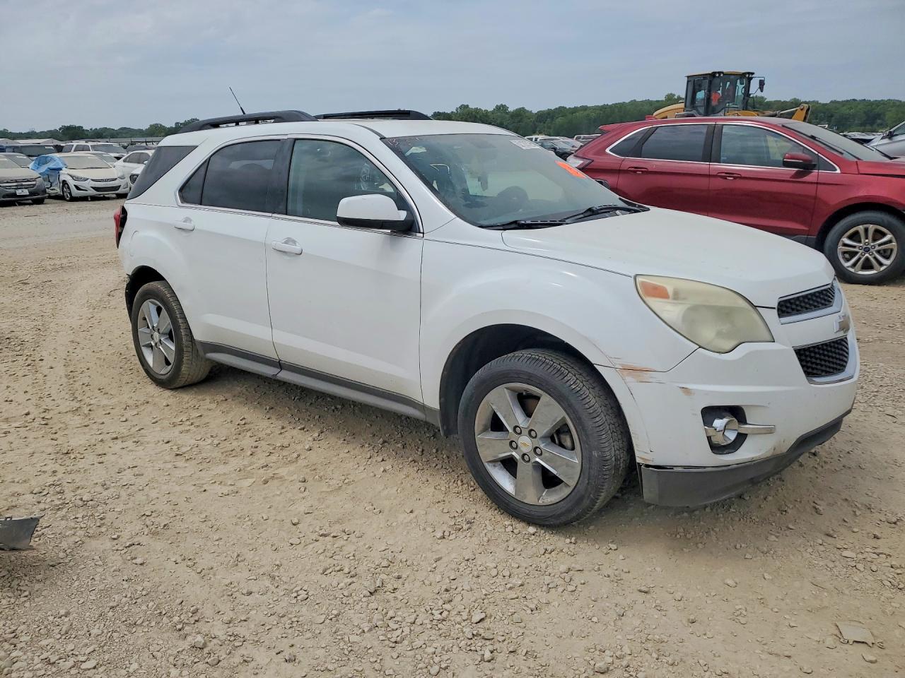 2011 Chevrolet Equinox Lt White vin: 2GNALPEC8B1218337