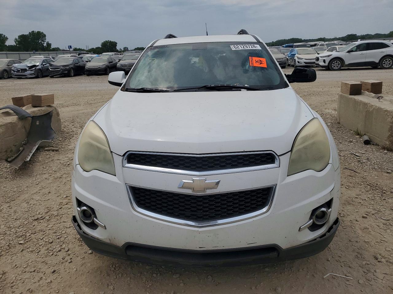 2011 Chevrolet Equinox Lt White vin: 2GNALPEC8B1218337