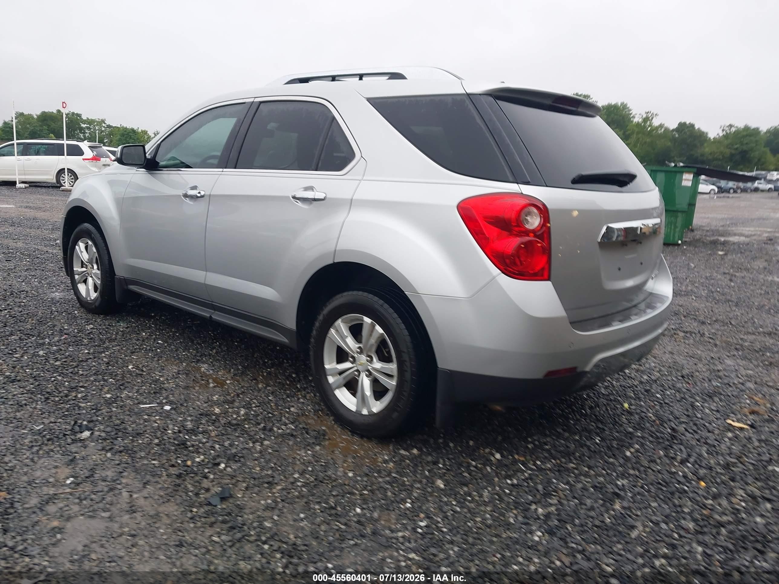 2011 Chevrolet Equinox Lt W/2lt Silver vin: 2GNALPEC9B1264050
