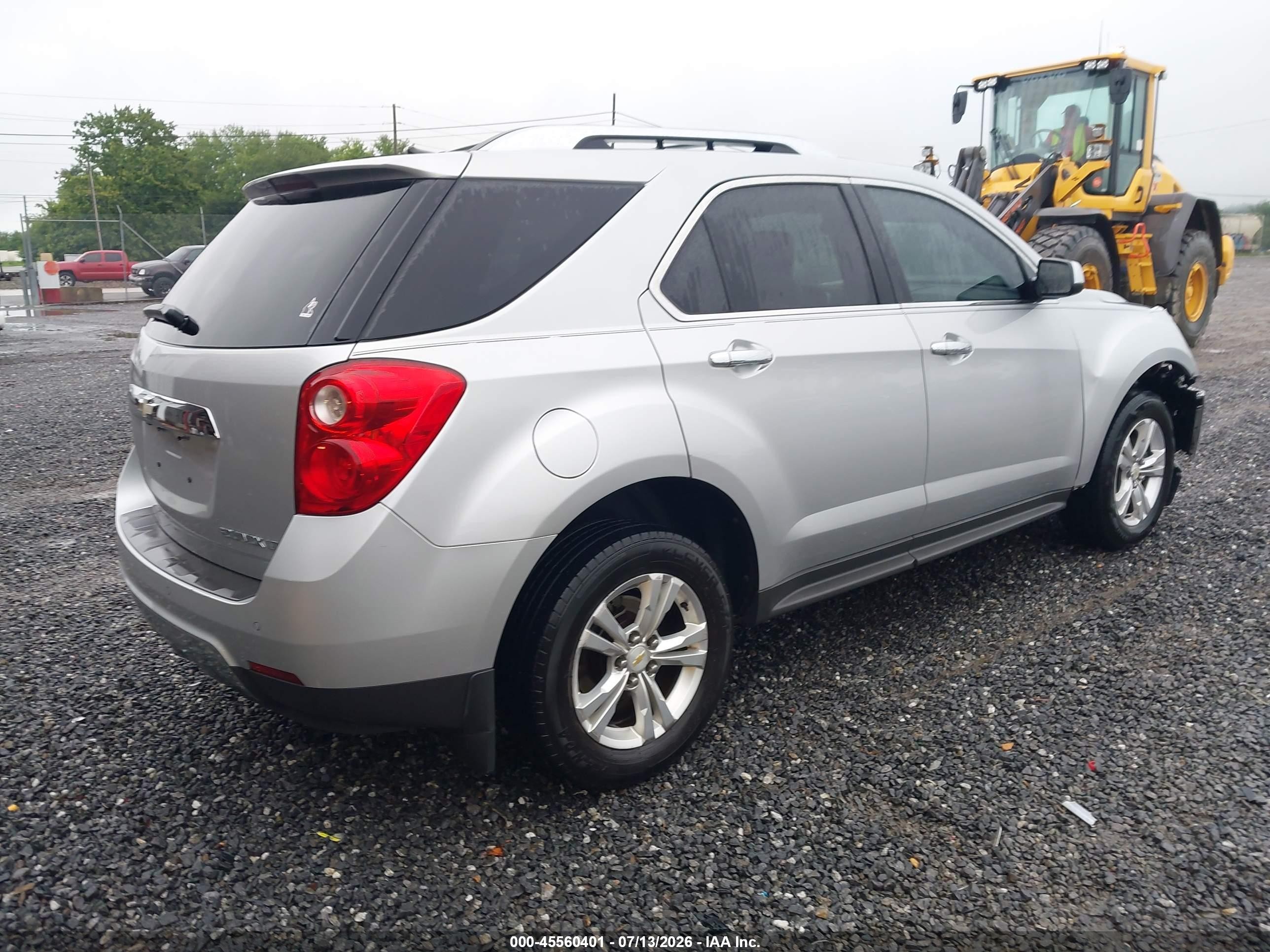 2011 Chevrolet Equinox Lt W/2lt Silver vin: 2GNALPEC9B1264050